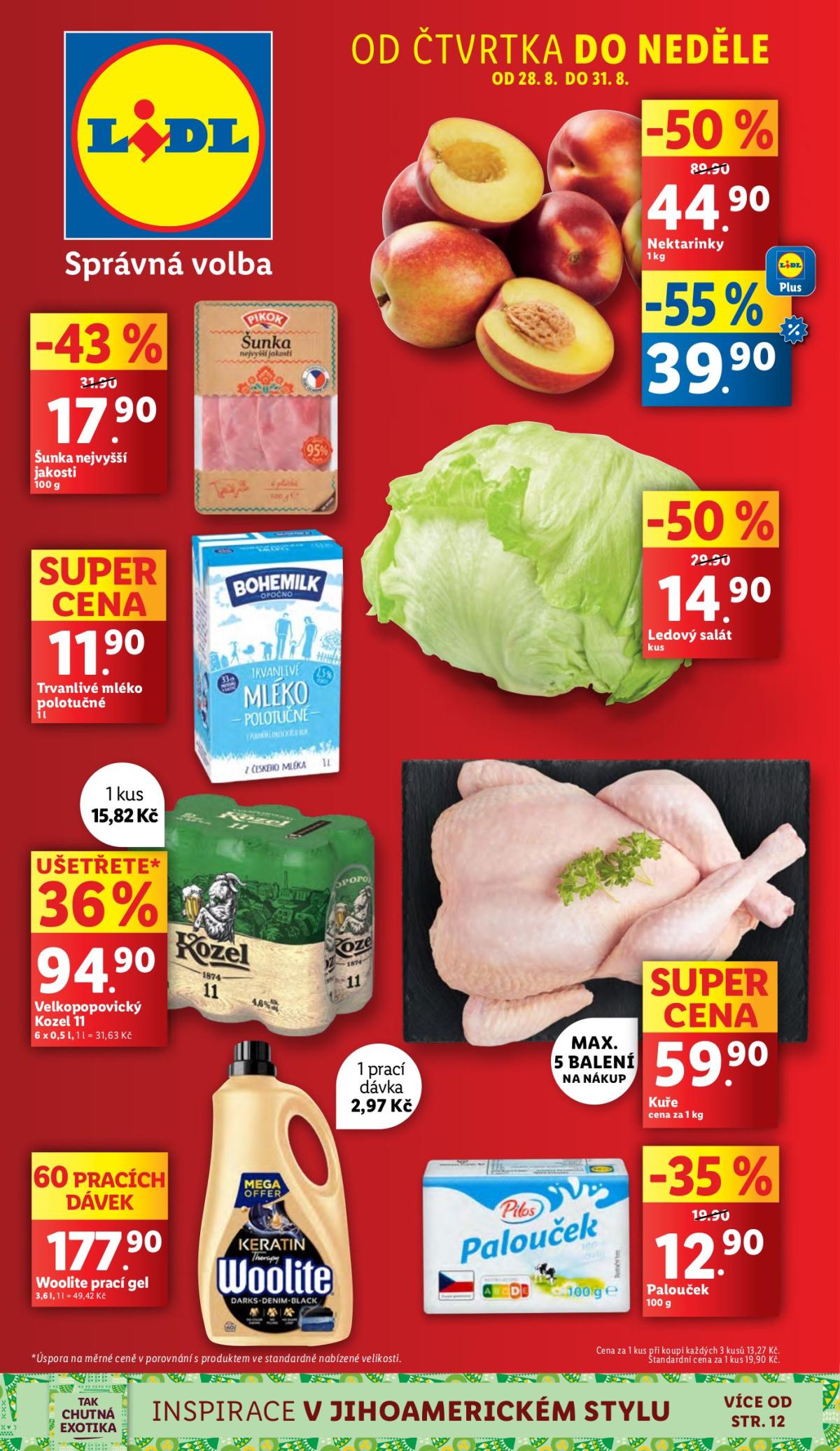 Leták Lidl od 28.08. do 31.08.
