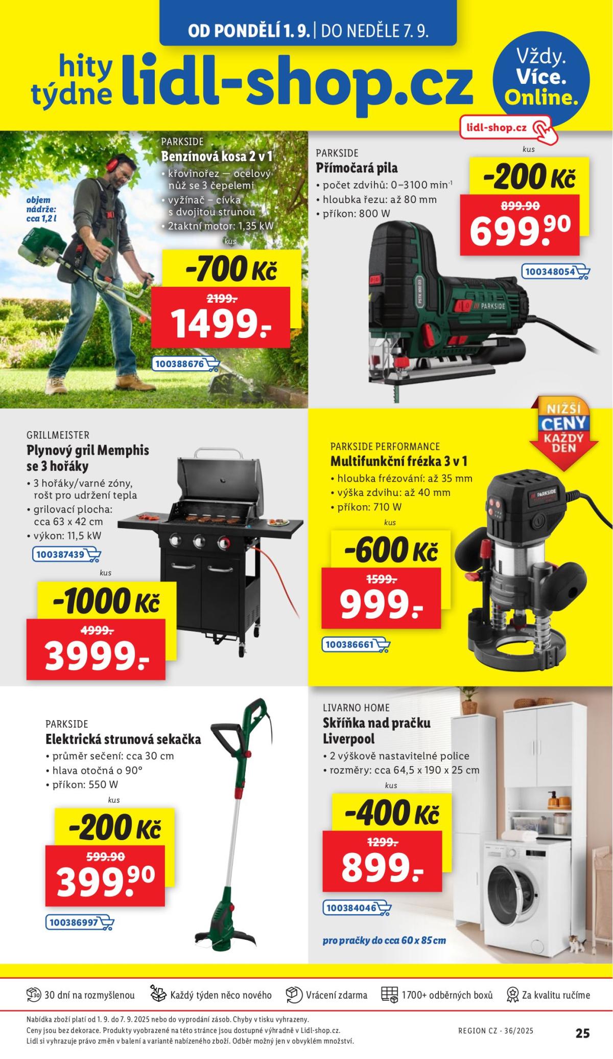 Leták Lidl-shop.cz od 01.09. do 07.09.