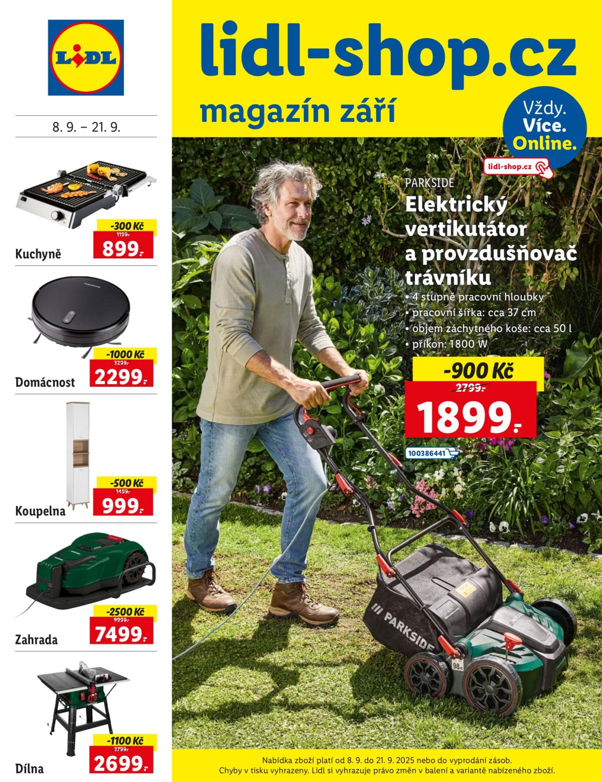 Leták Lidl - Magazín září od 08.09. do 21.09.