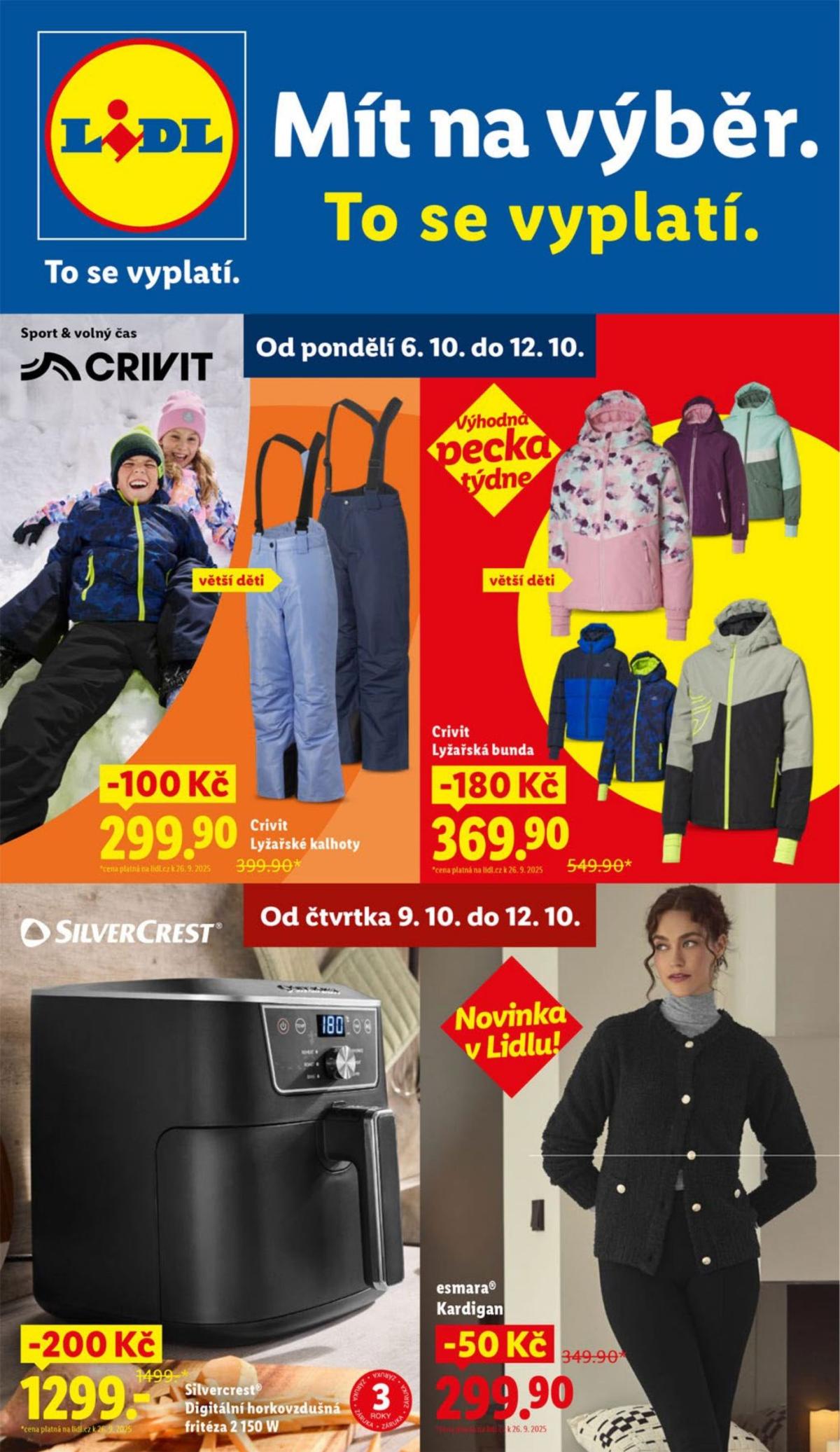 Aktuální leták Lidl - Spotřební zboží od %validSinceDay% 06.10. do 12.10.
