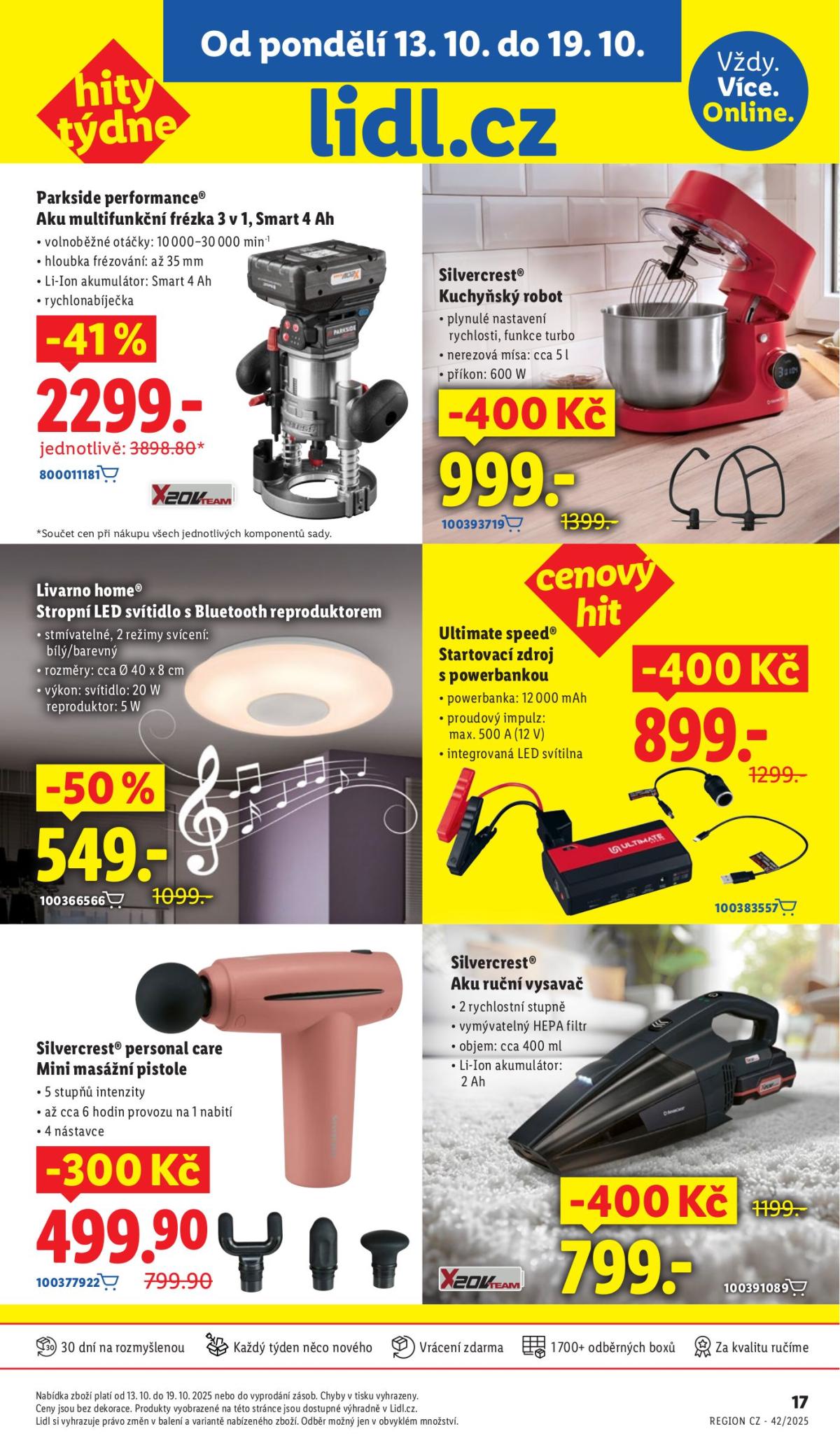 Aktuální leták Lidl.cz od 13.10. do 19.10.