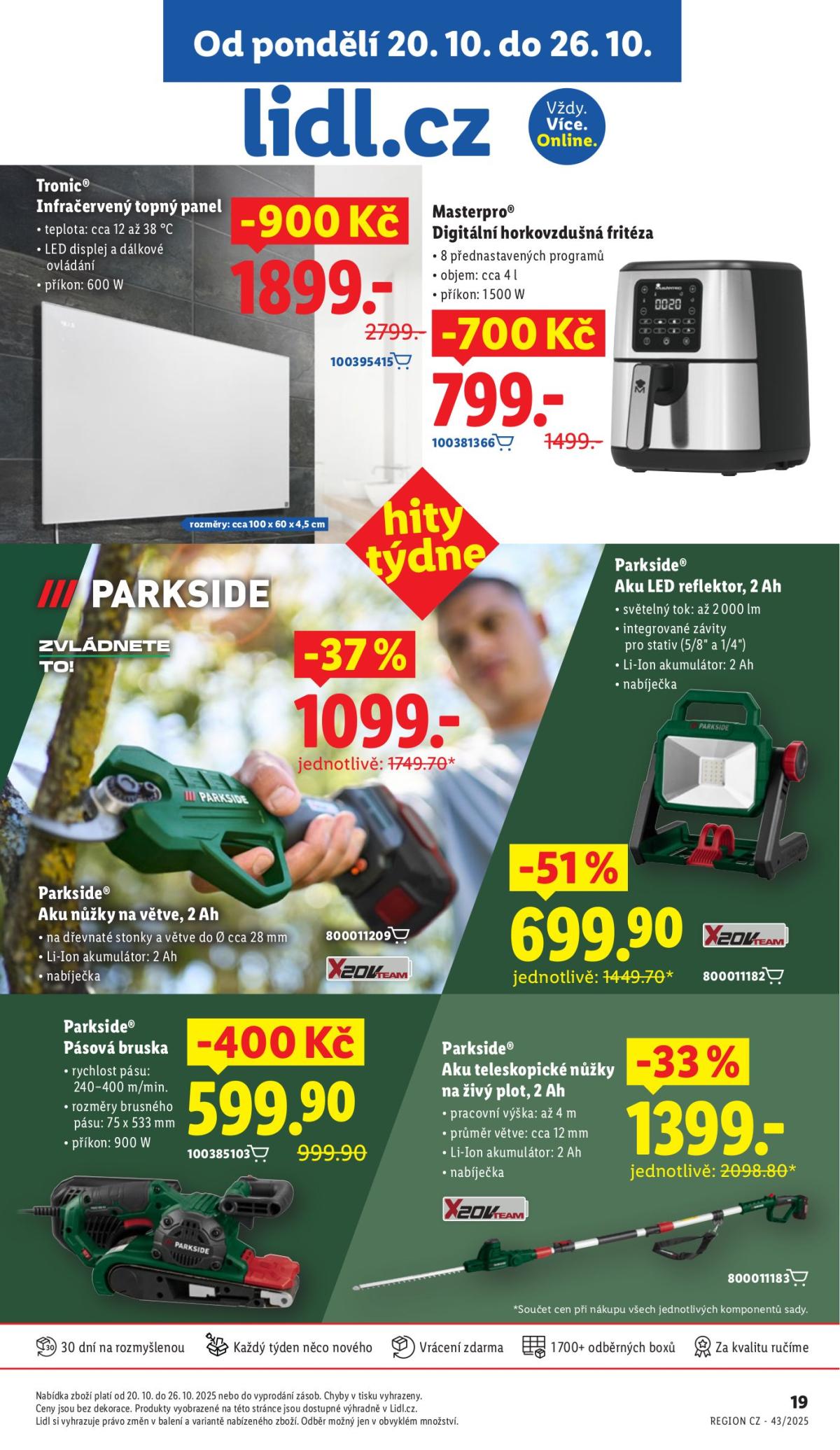 Aktuální leták Lidl.cz od 20.10. do 26.10.