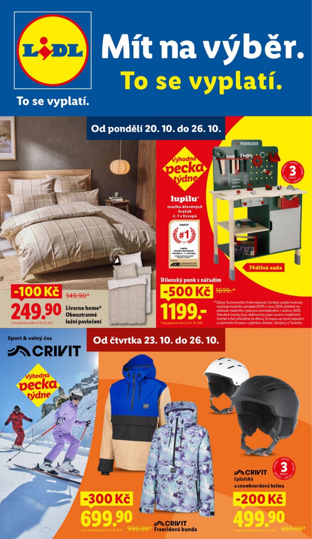 Aktuální leták Lidl - Spotřební zboží od 20.10. do 26.10.