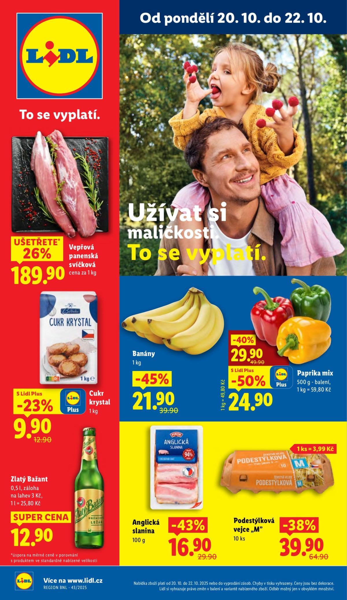 Aktuální leták Lidl od 20.10. do 22.10.