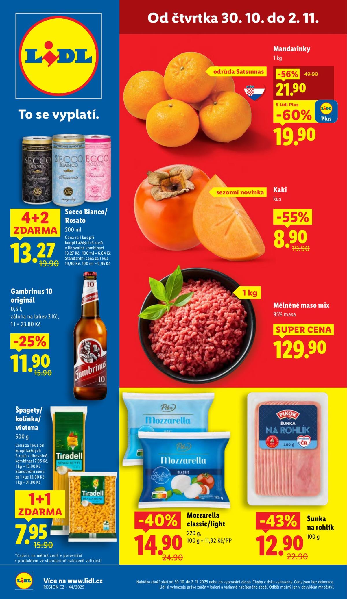 Aktuální leták Lidl od 30.10. do 02.11.