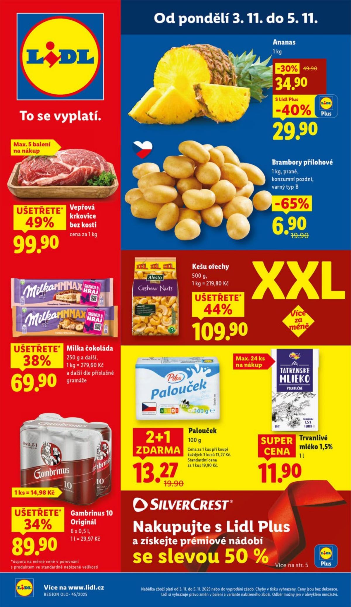 Aktuální leták Lidl - Spotřební zboží od 03.11. do 05.11.