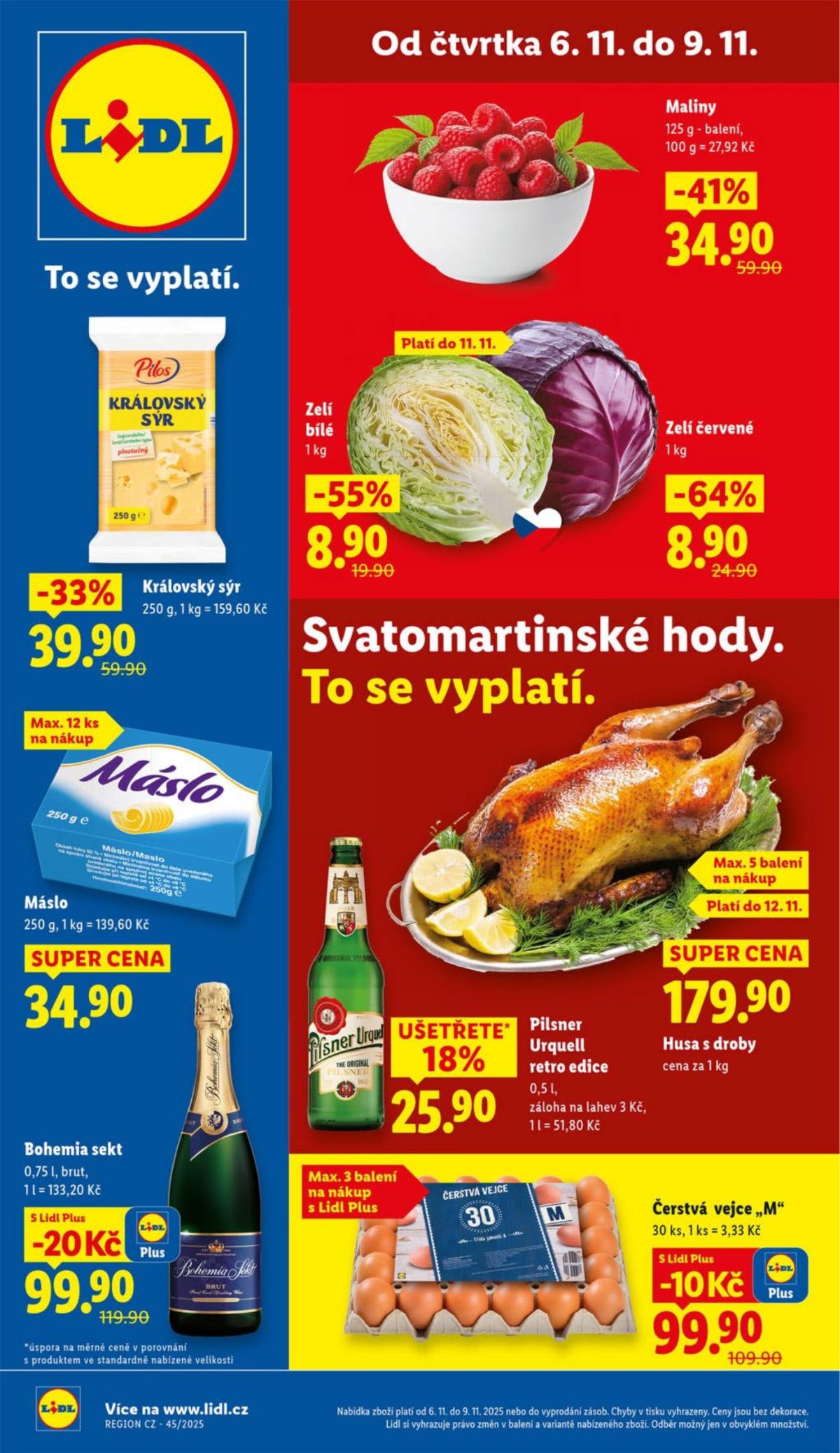 Aktuální leták Lidl od 06.11. do 09.11.