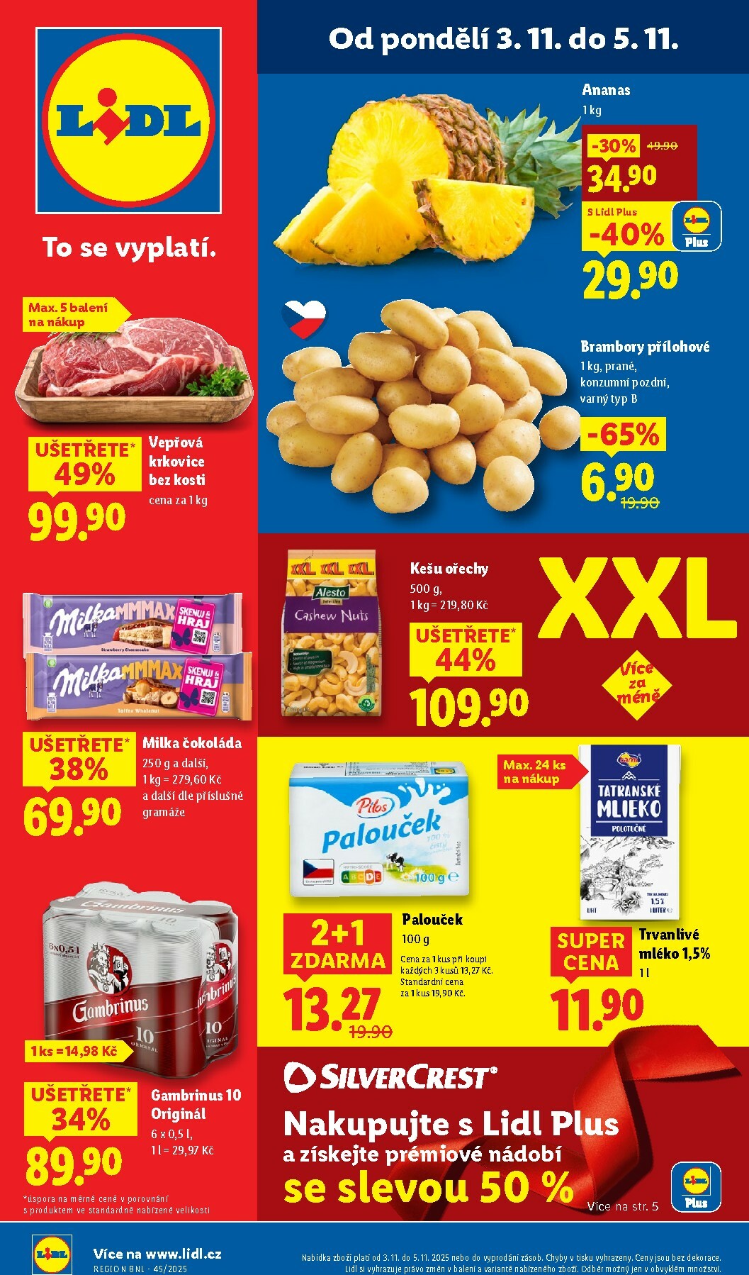 Aktuální leták Lidl od 03.11. do 05.11.