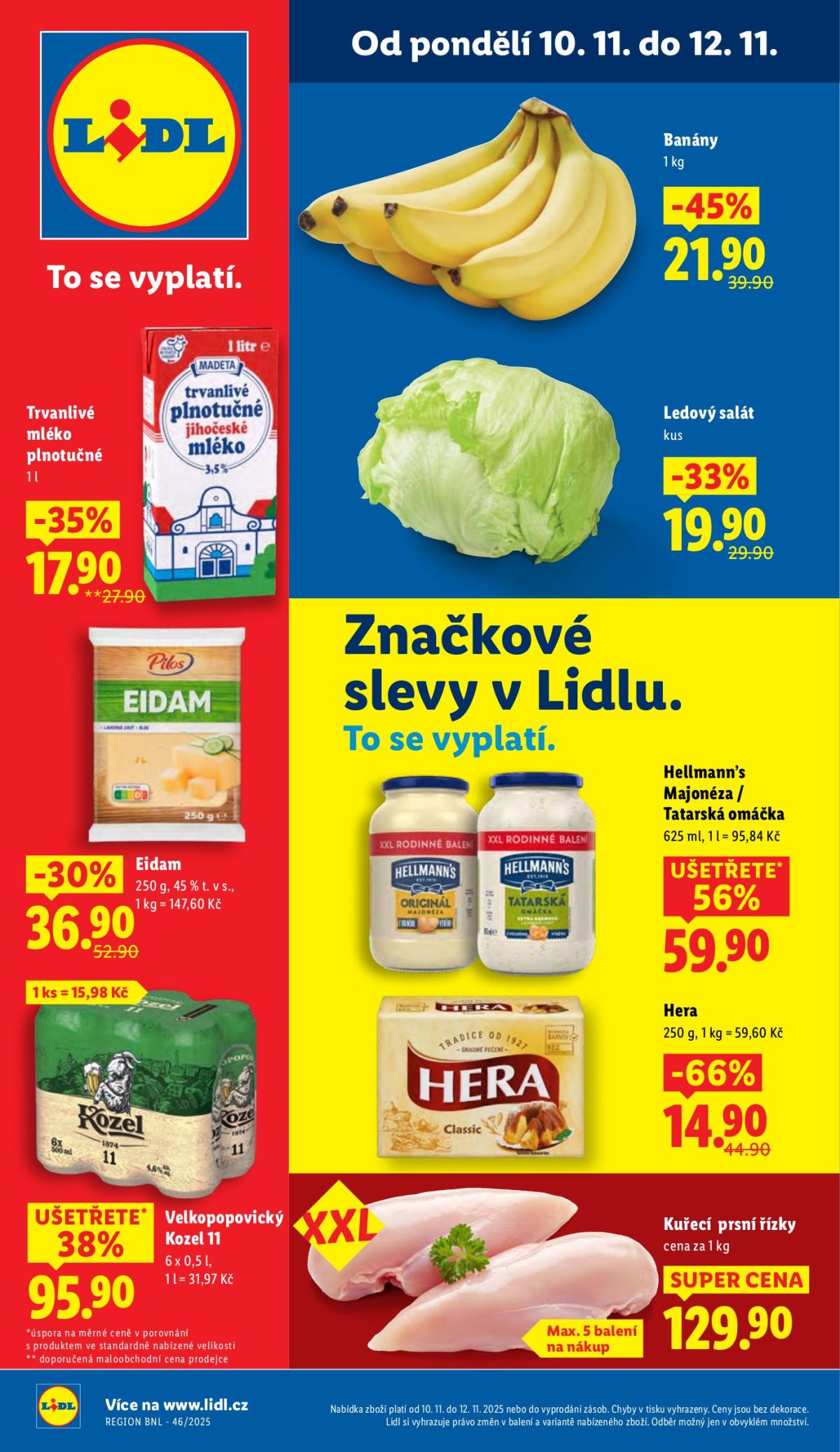 Aktuální leták Lidl od 10.11. do 12.11.