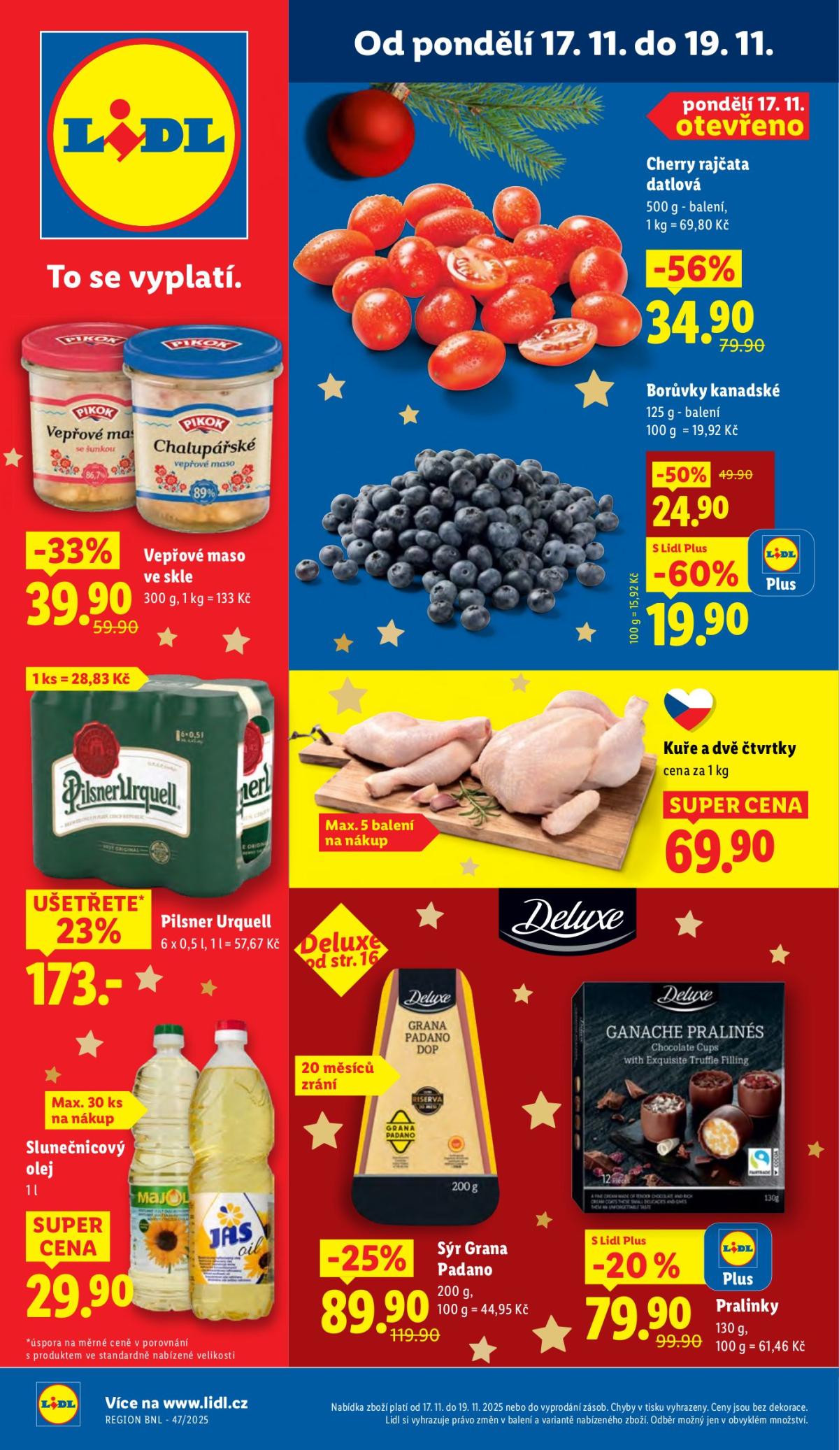 Aktuální leták Lidl od 17.11. do 19.11.