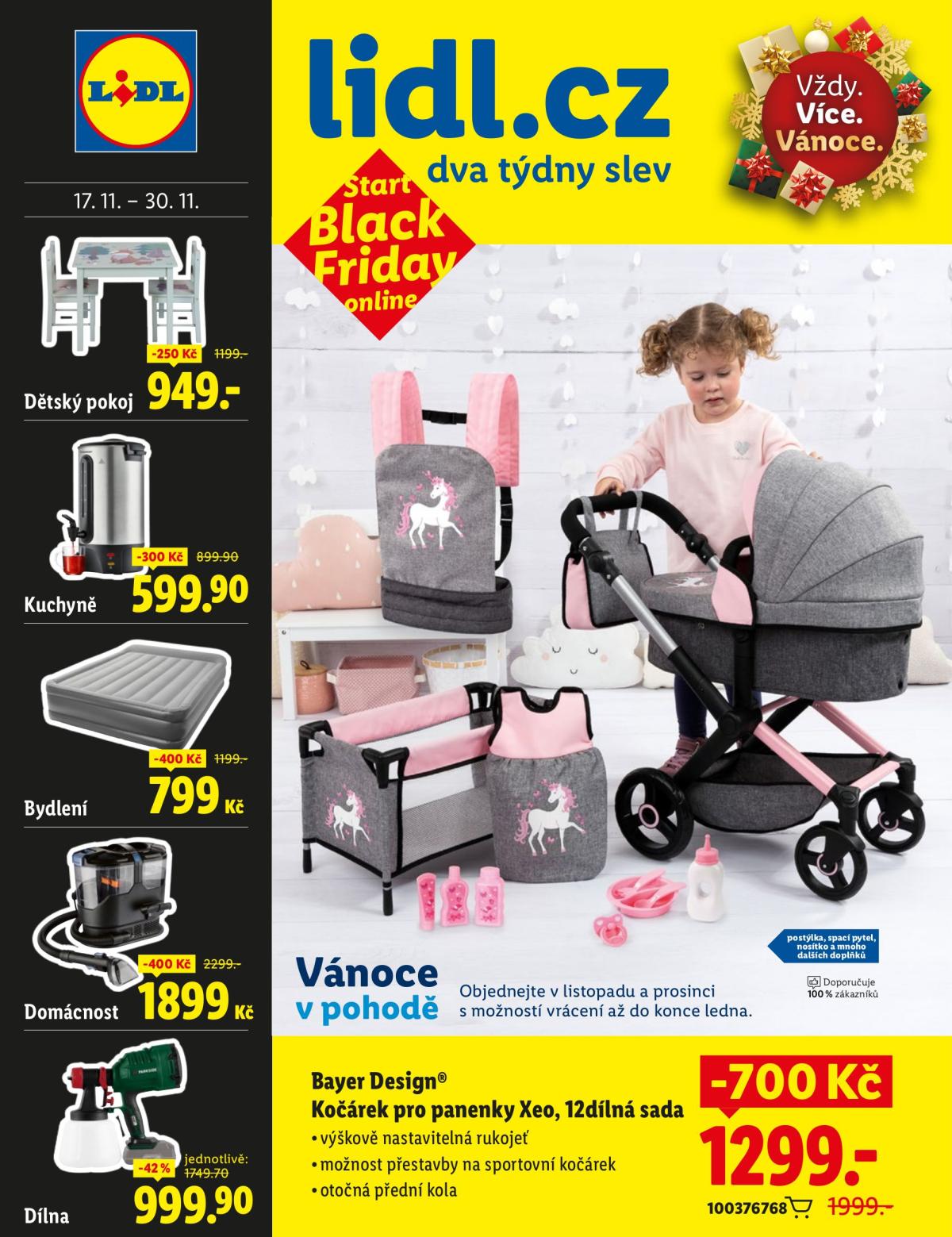 Aktuální leták Lidl - Black Friday od 17.11. do 30.11.