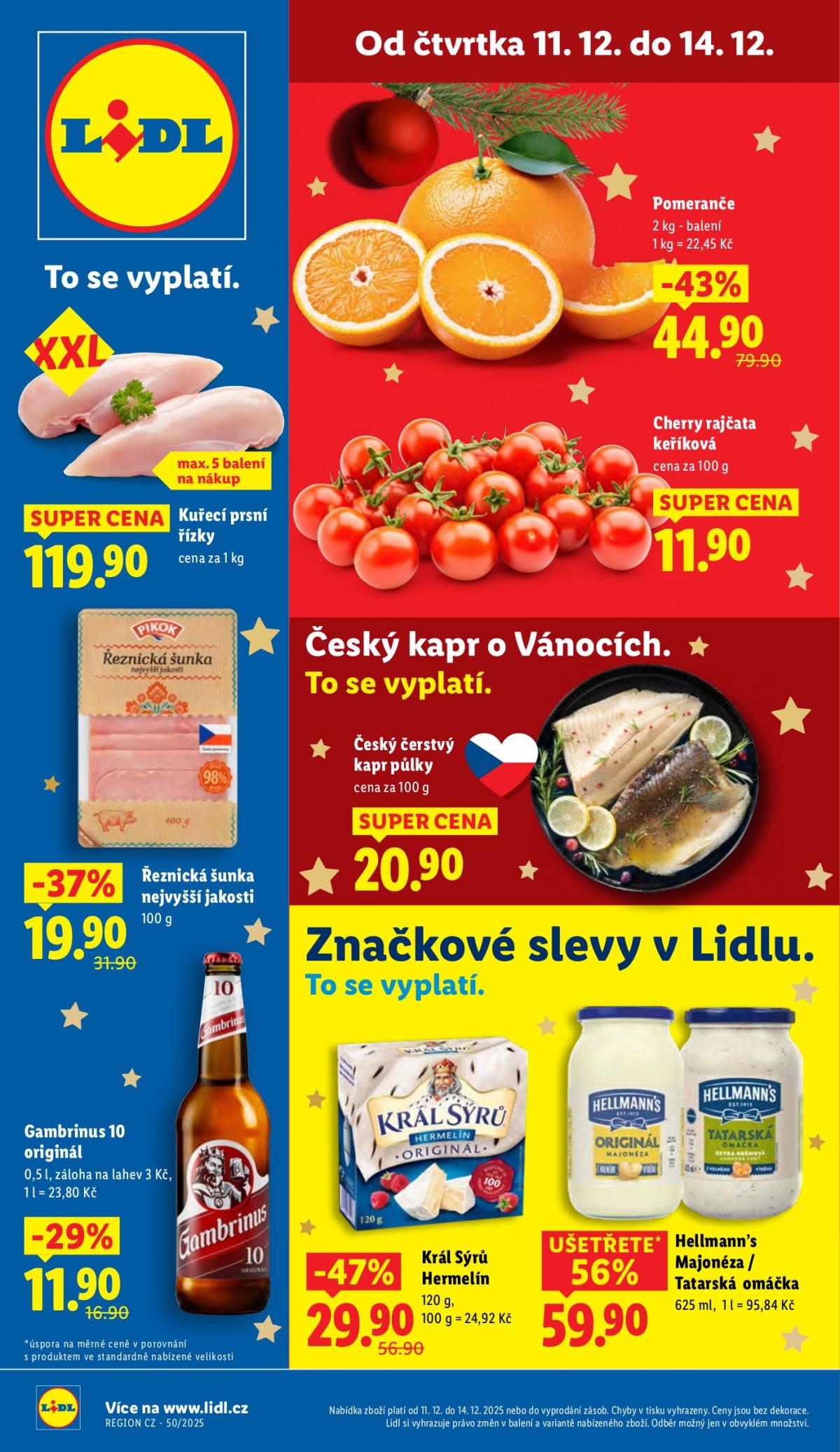 Aktuální leták Lidl od 11.12. do 14.12.