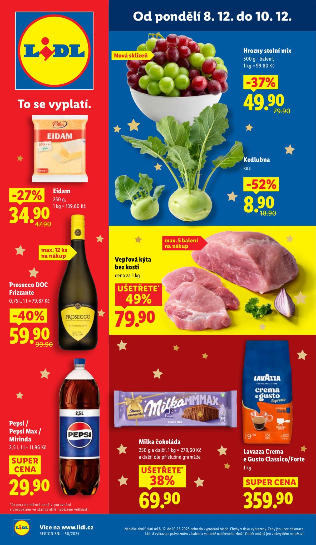Aktuální leták Lidl od 08.12. do 10.12.