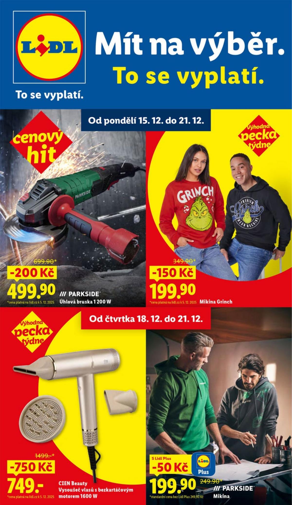 Aktuální leták Lidl - Spotřební zboží od 15.12. do 21.12.