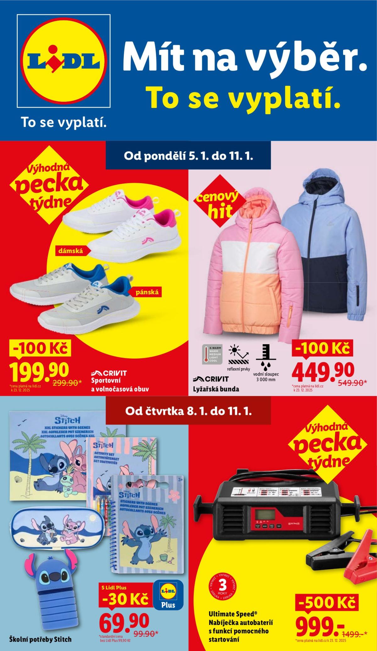 Aktuální leták Lidl - Spotřební zboží od 05.01. do 11.01.