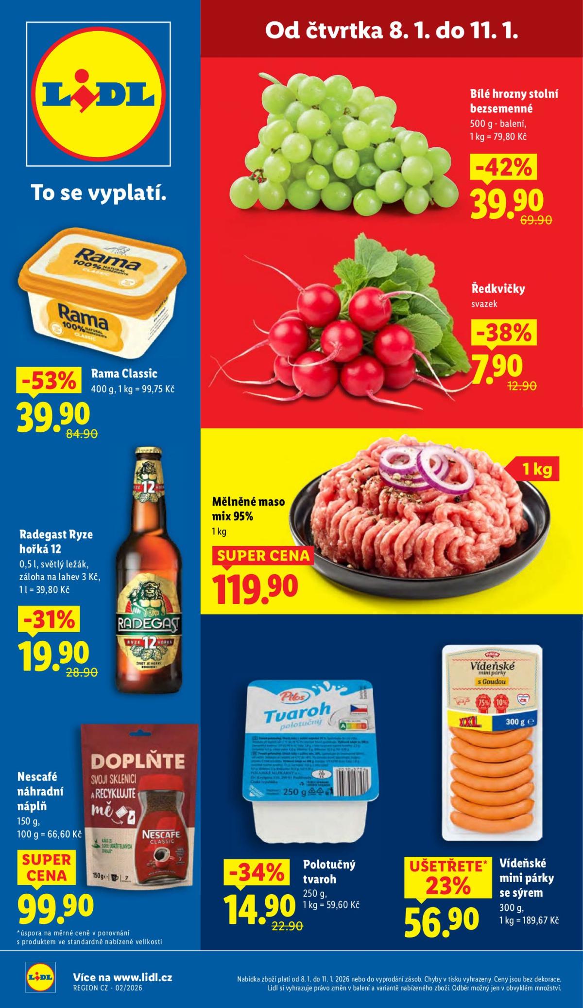 Aktuální leták Lidl od 08.01. do 11.01.