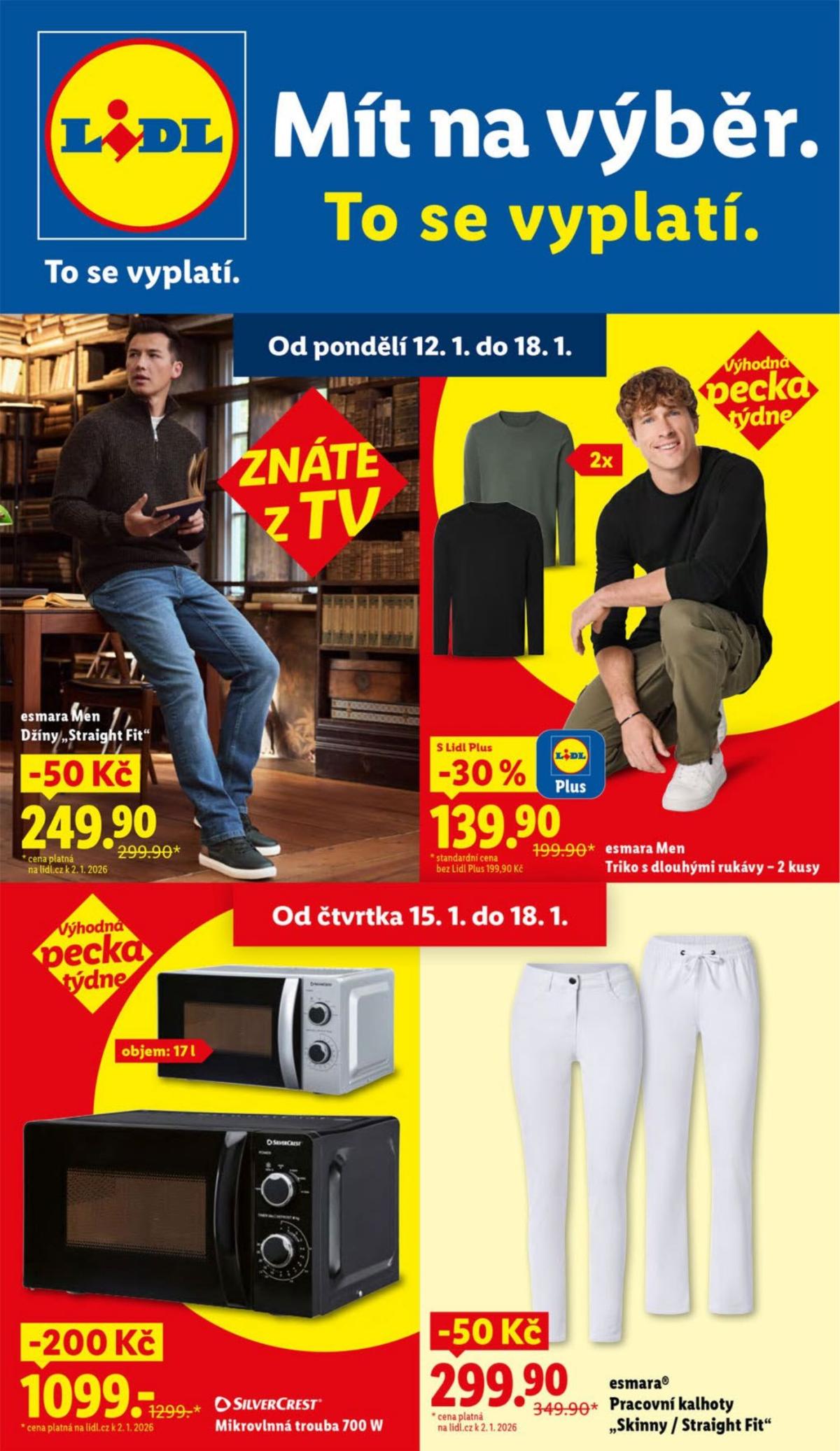 Aktuální leták Lidl - Spotřební zboží od 12.01. do 18.01.