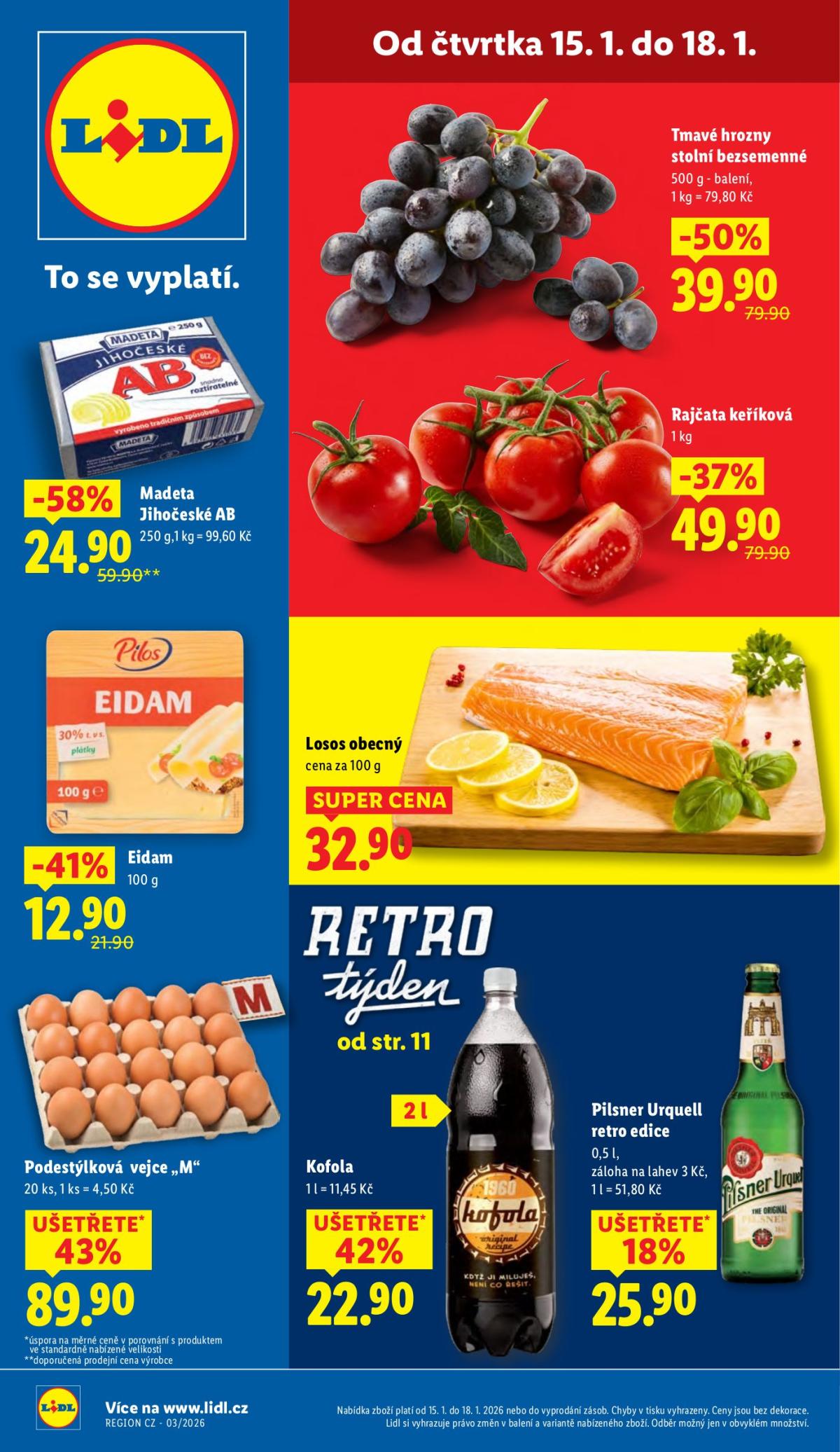Aktuální leták Lidl od 15.01. do 18.01.