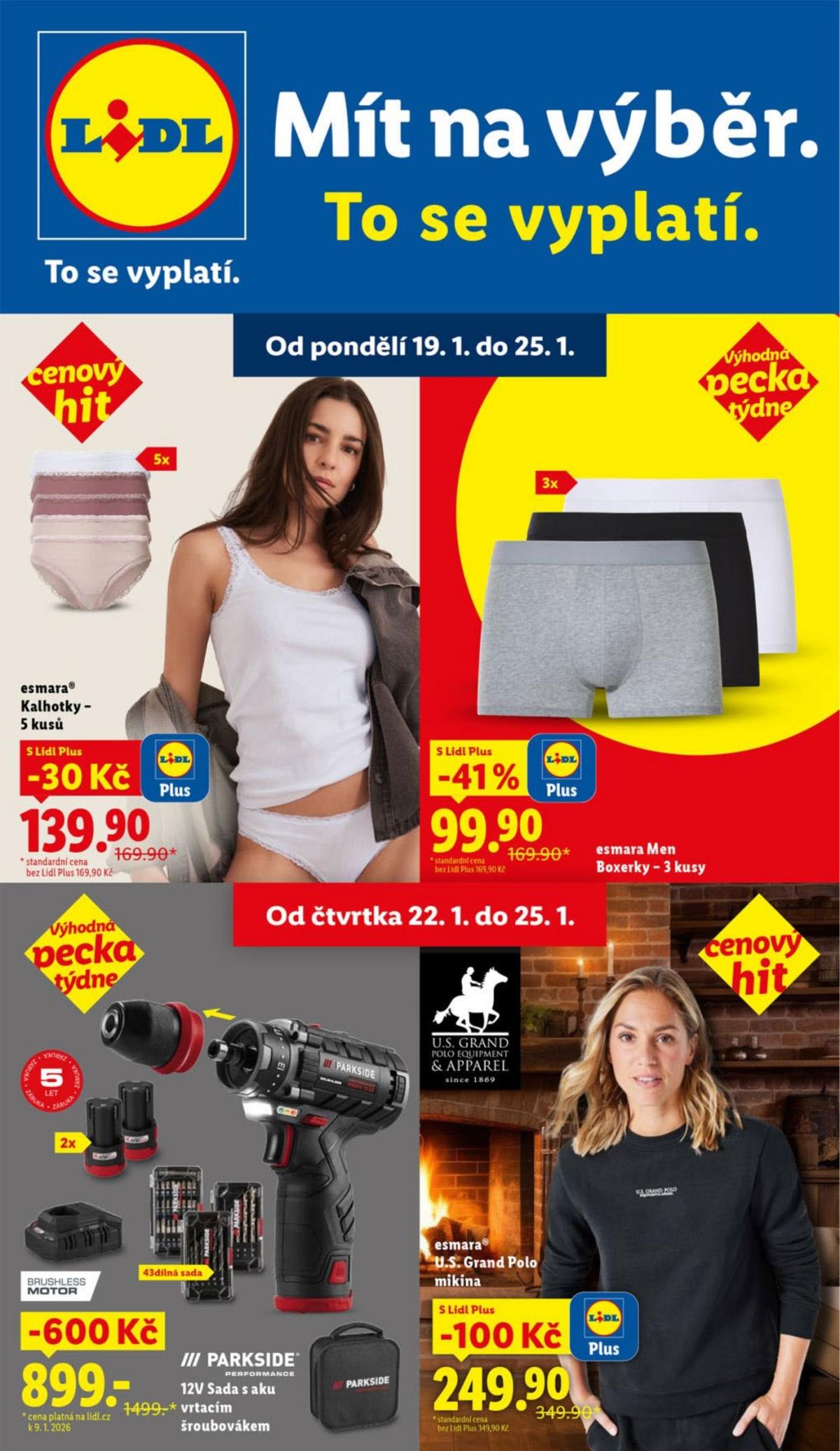 Aktuální leták Lidl - Spotřební zboží od 19.01. do 25.01.