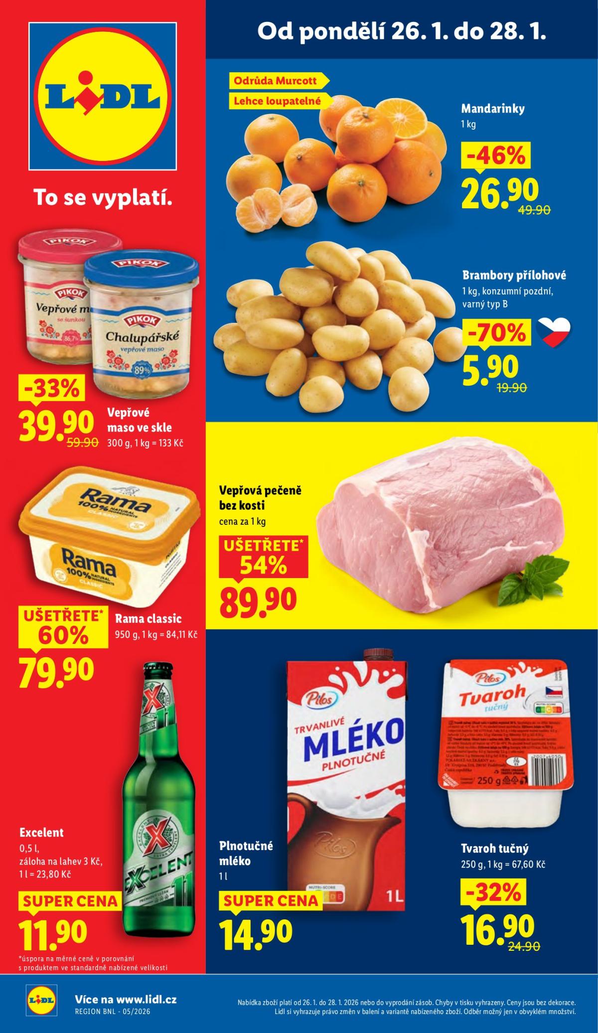 Lidl leták platný od 26.01. do 28.01.