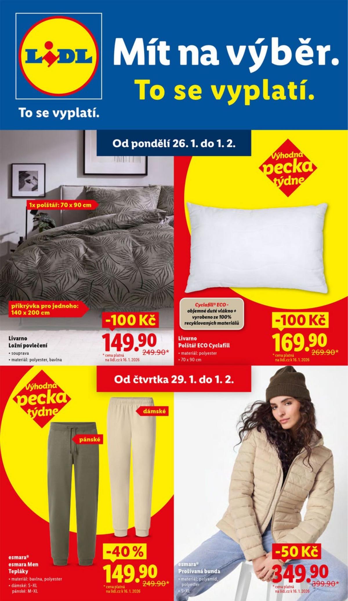 Lidl - Spotřební zboží leták platný od 26.01. do 01.02.