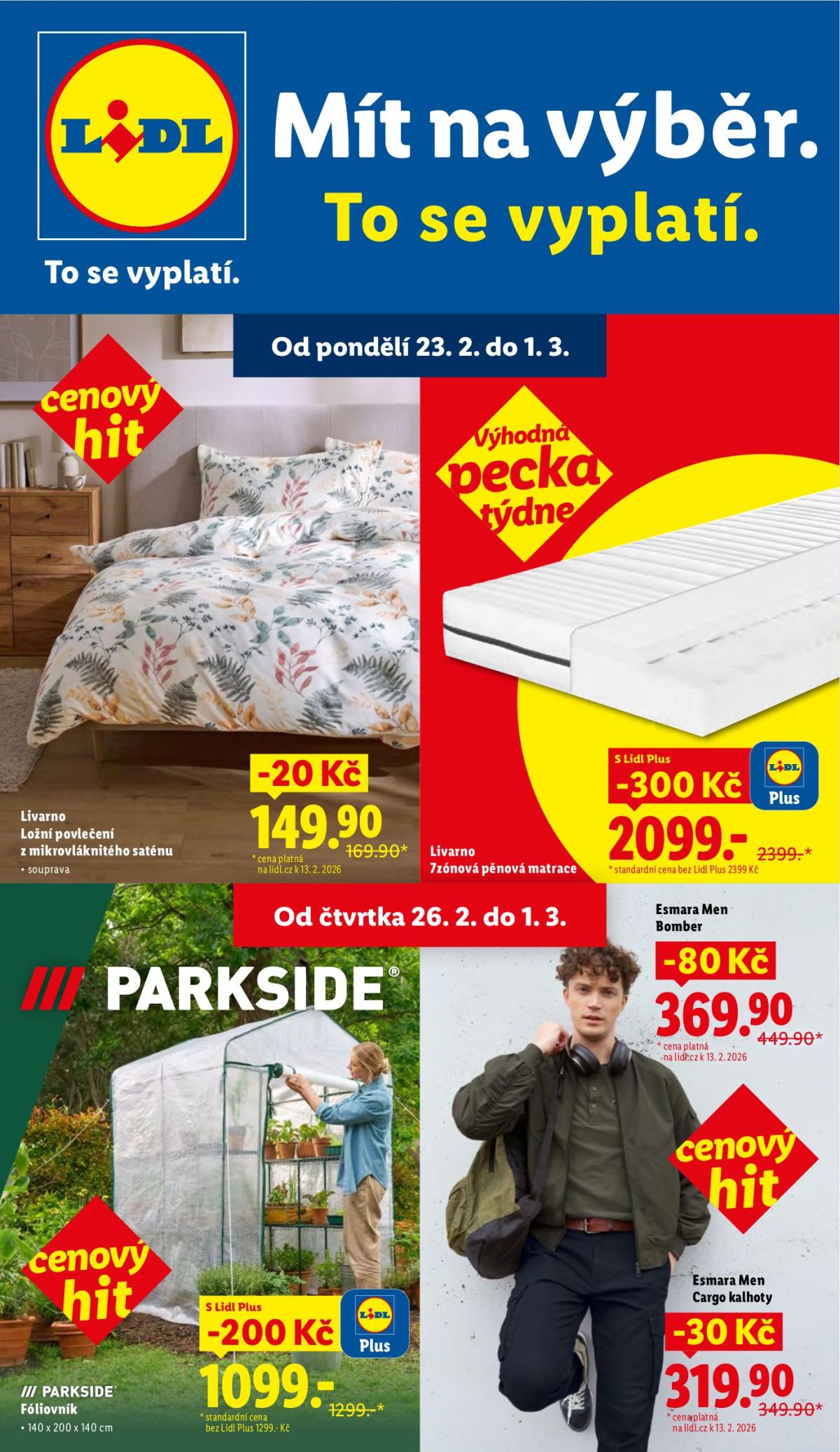 Lidl - Spotřební zboží leták platný od pondělí 23.02.2026 do neděle 01.03.2026