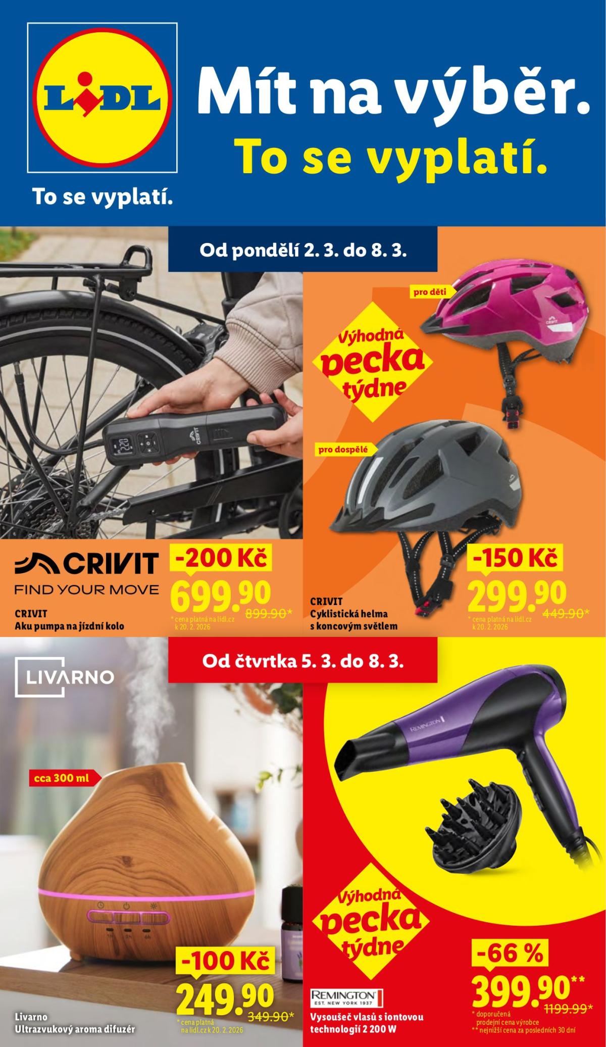 Lidl - Spotřební zboží leták platný od pondělí 02.03.2026 do neděle 08.03.2026