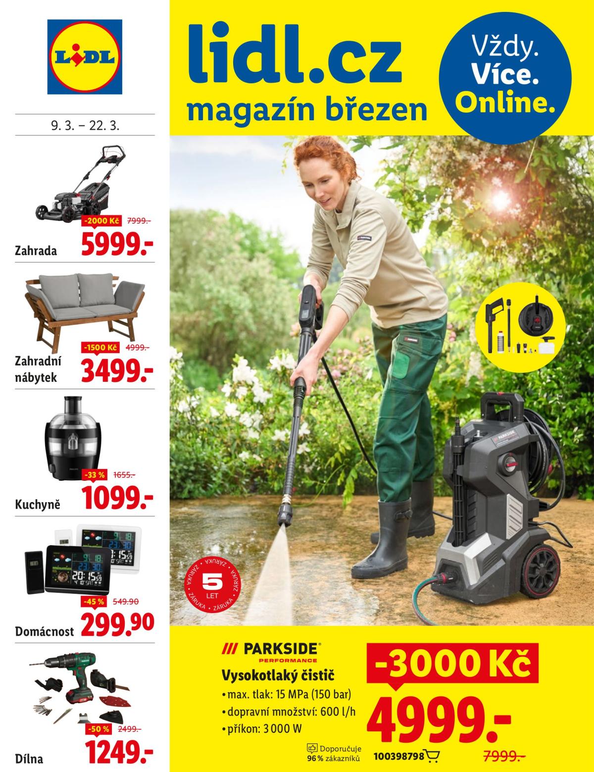Lidl.cz leták platný od pondělí 09.03.2026 do neděle 22.03.2026