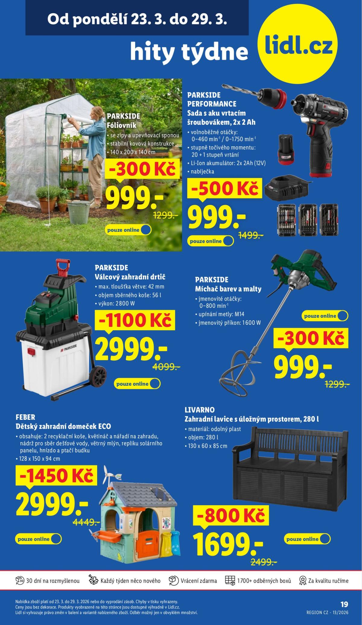 Lidl - Hity týdne leták platný od pondělí 23.03.2026 do neděle 29.03.2026