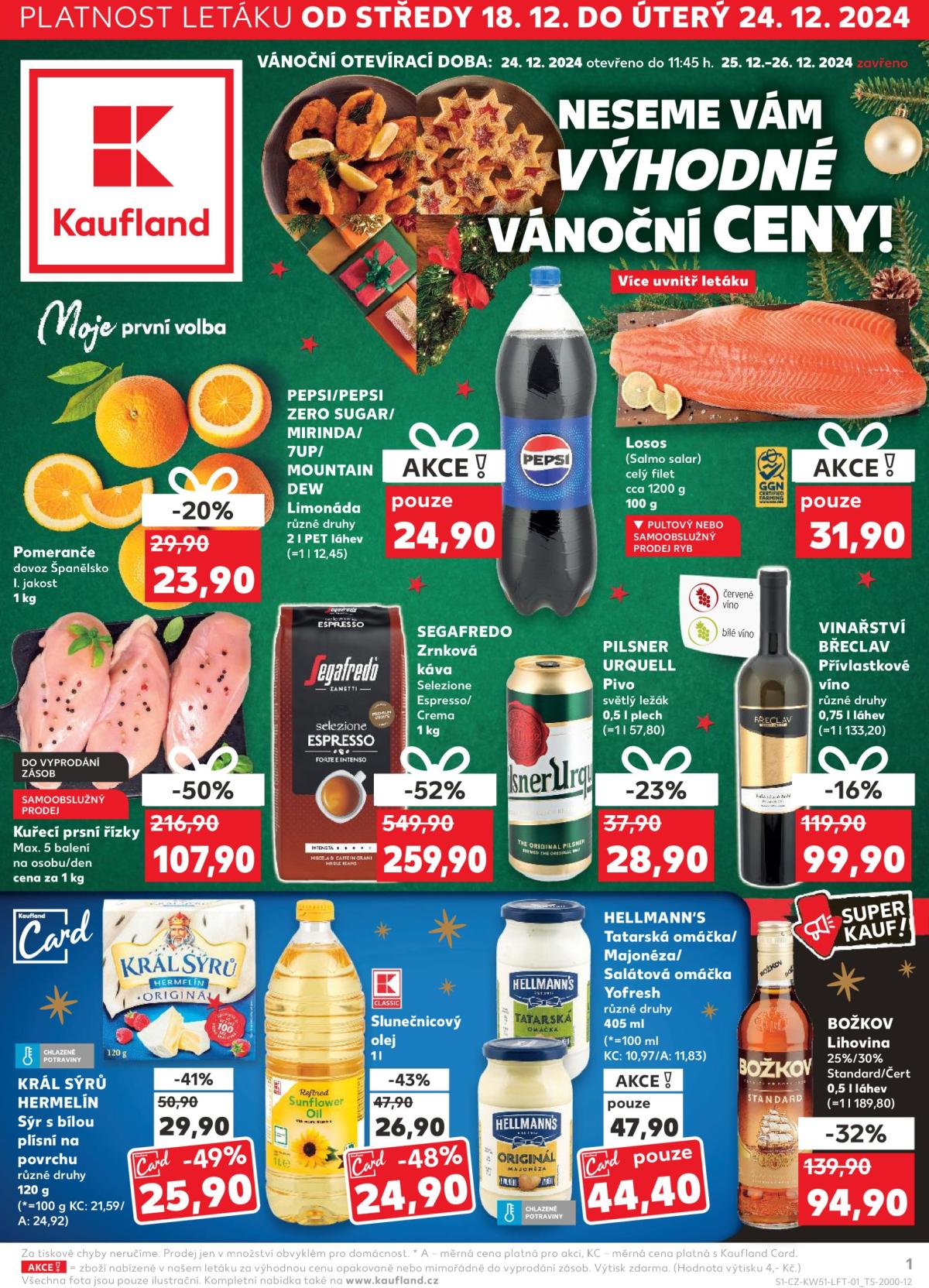 Leták Kaufland od 18.12. do 24.12.