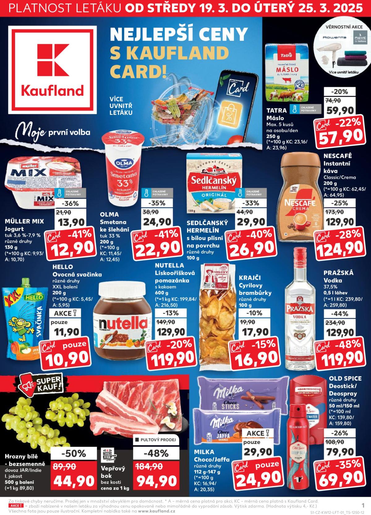 Leták Kaufland Kolín od 19.03. do 25.03.