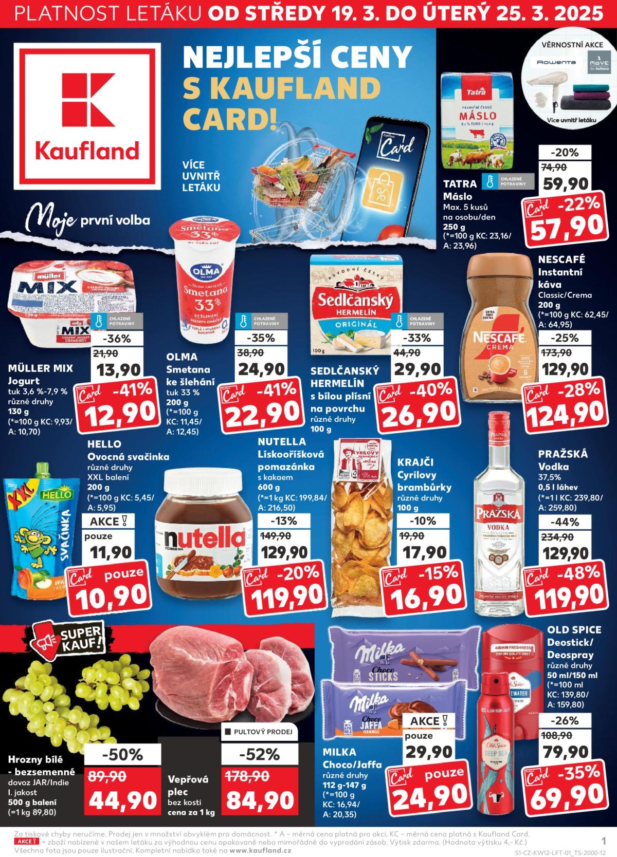 Leták Kaufland Karviná od 19.03. do 25.03.