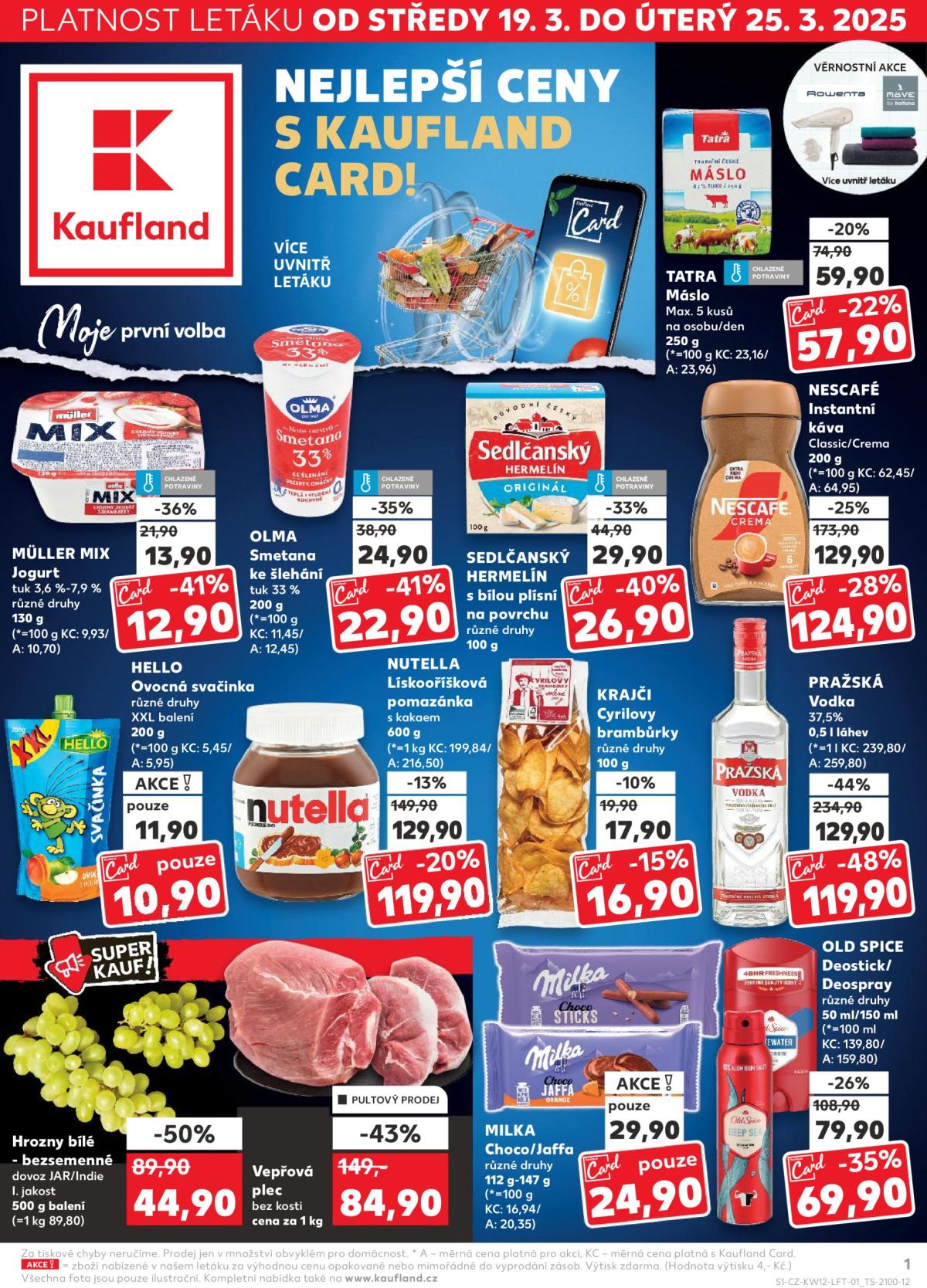 Leták Kaufland Brno od 19.03. do 25.03.