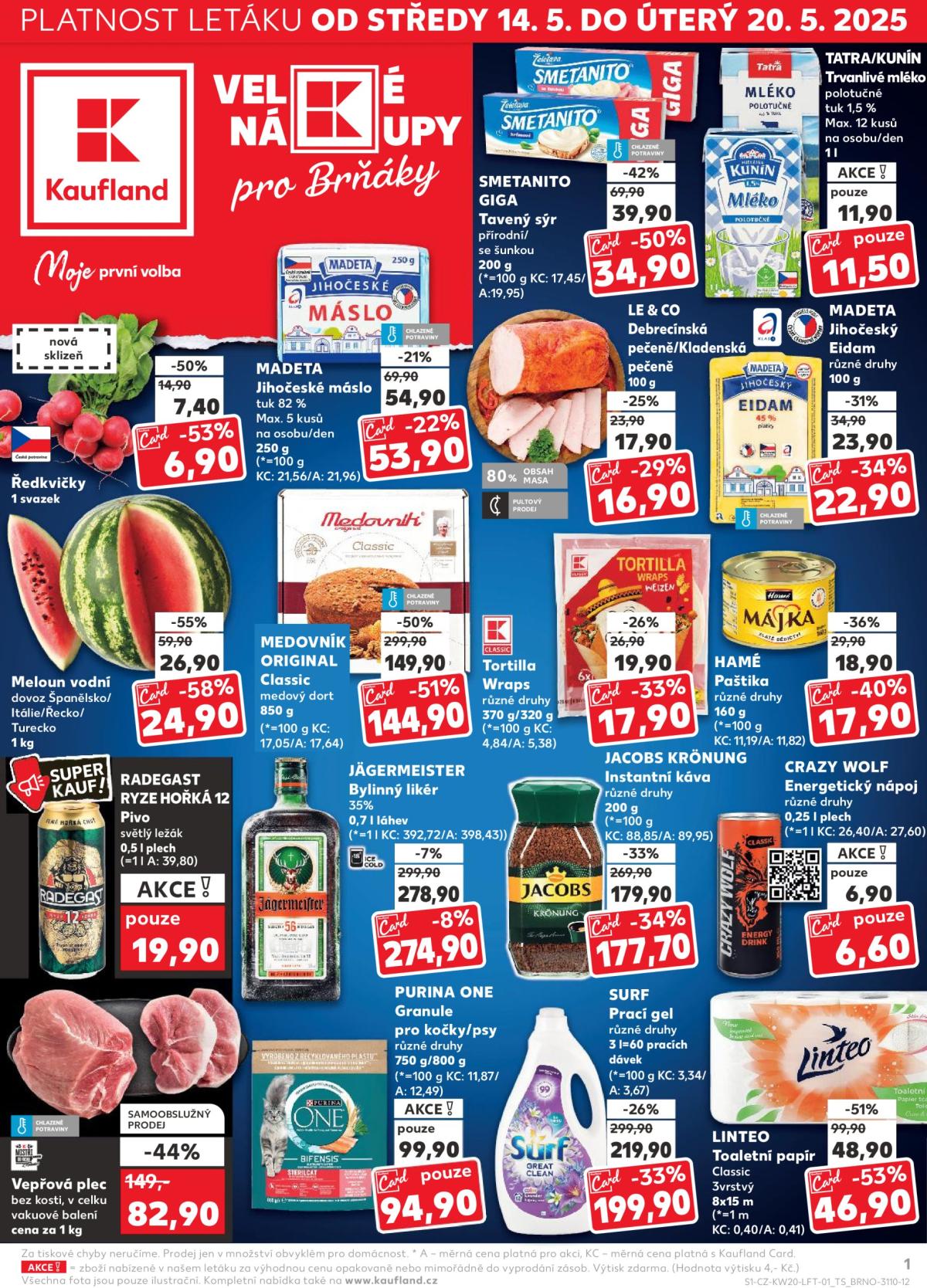 Leták Kaufland Brno od 14.05. do 20.05.