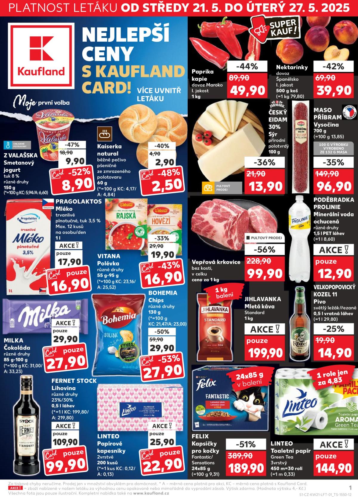 Leták Kaufland Praha 4 od 21.05. do 27.05.