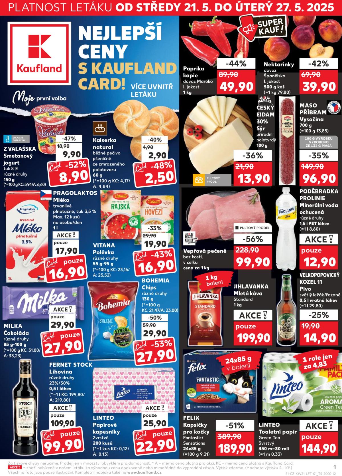 Leták Kaufland Karviná od 21.05. do 27.05.