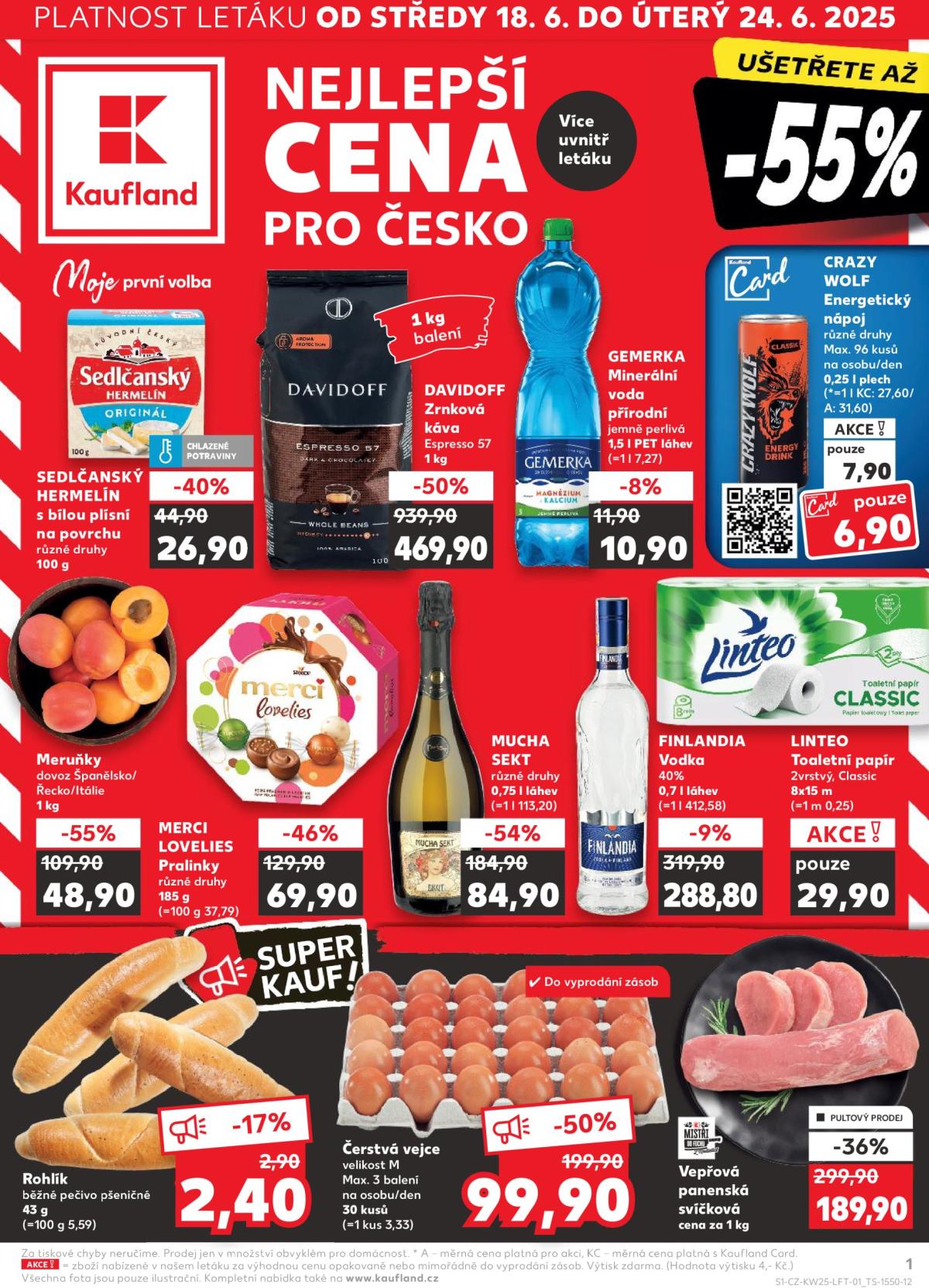 Leták Kaufland Praha 4 od 18.06. do 24.06.