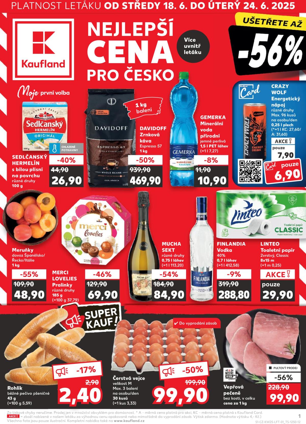 Leták Kaufland Kolín od 18.06. do 24.06.