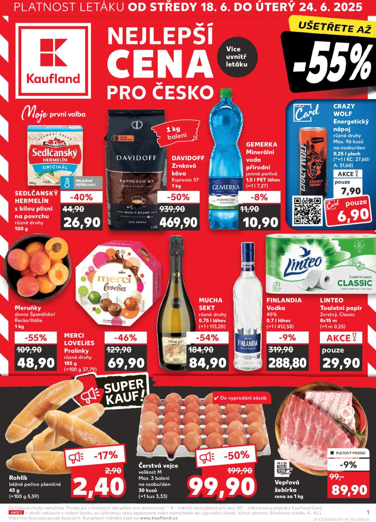 Leták Kaufland Ostrava od 18.06. do 24.06.