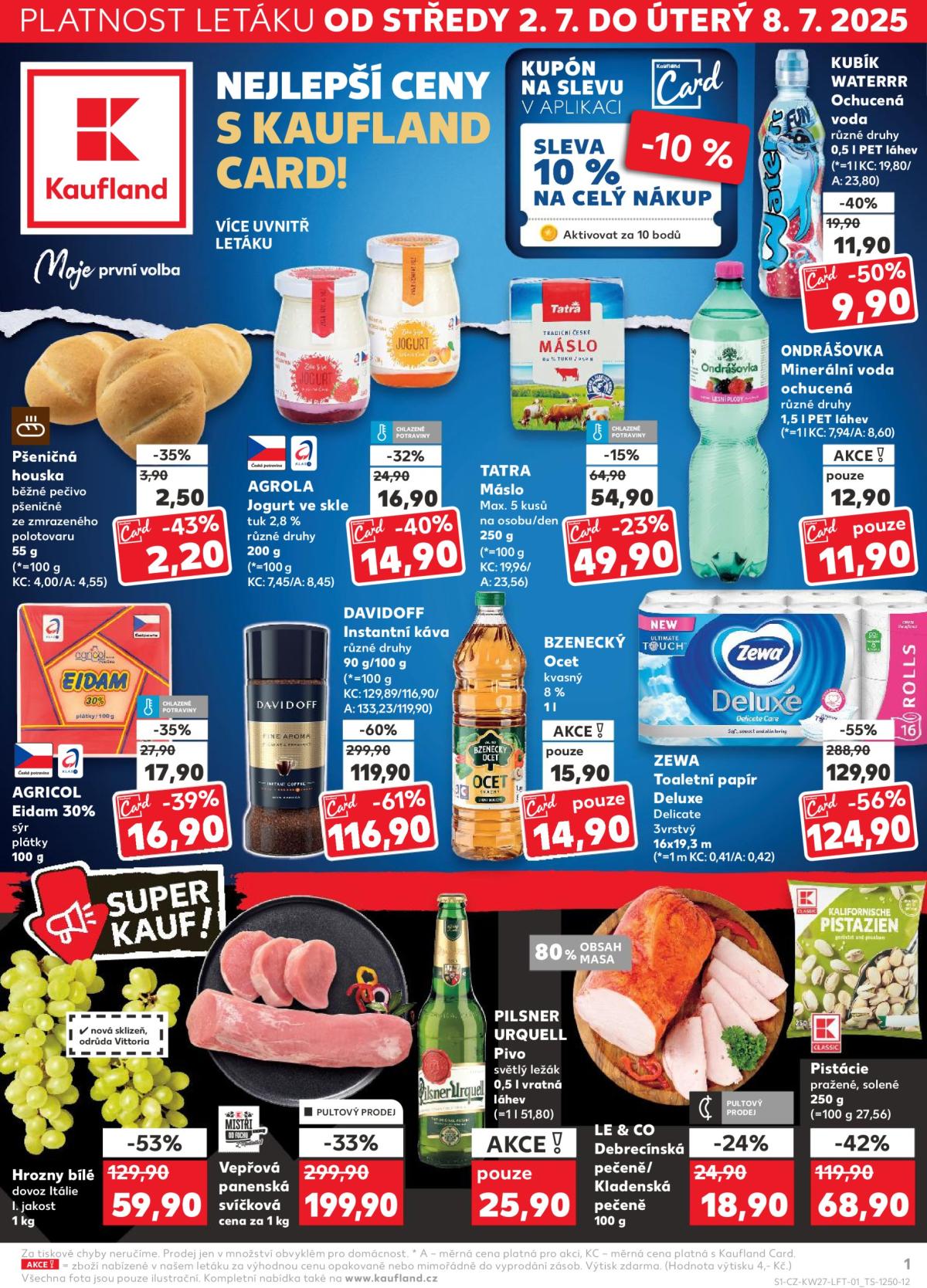 Leták Kaufland Kolín od 02.07. do 08.07.