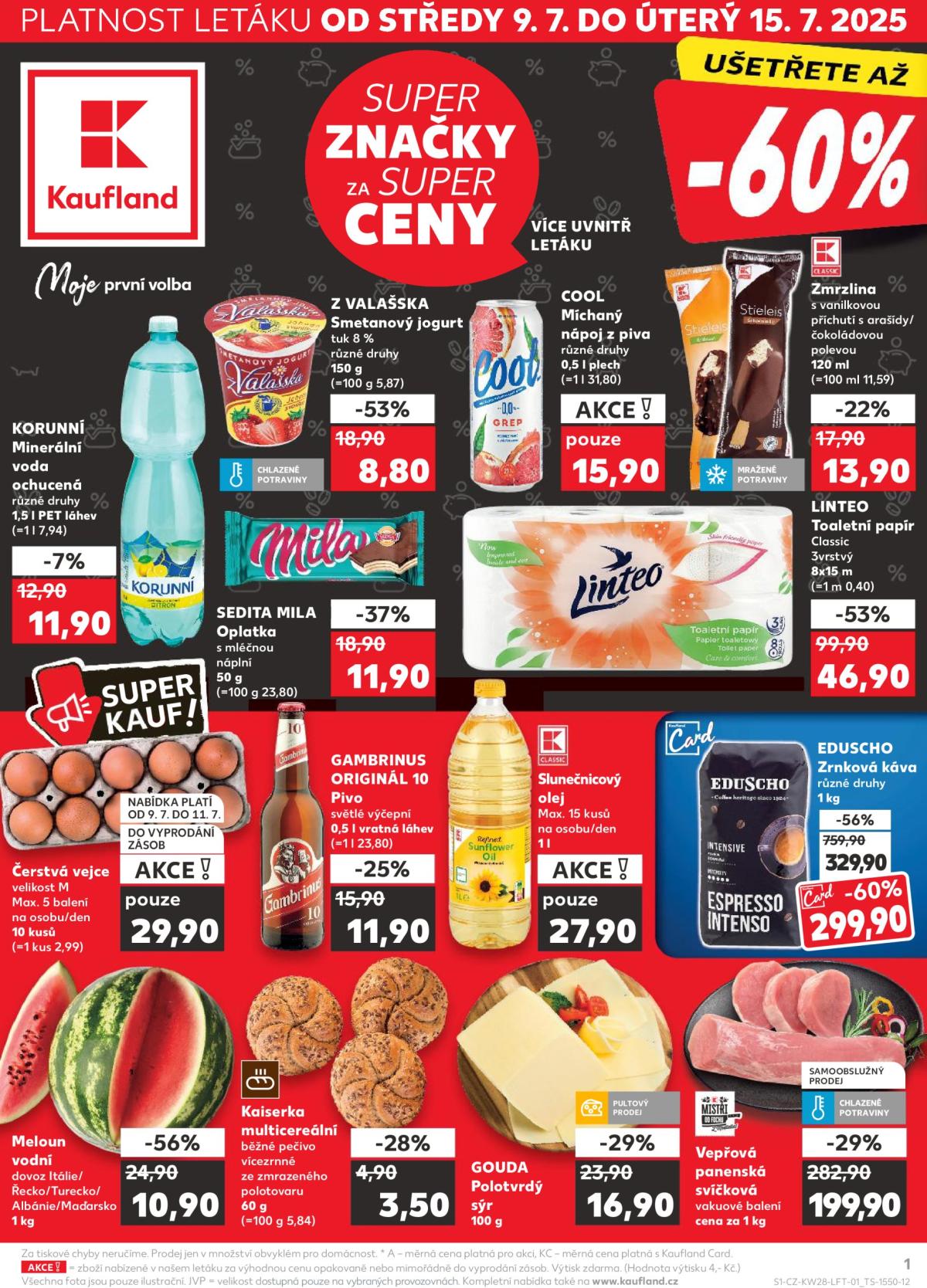 Leták Kaufland Praha 4 od 09.07. do 15.07.