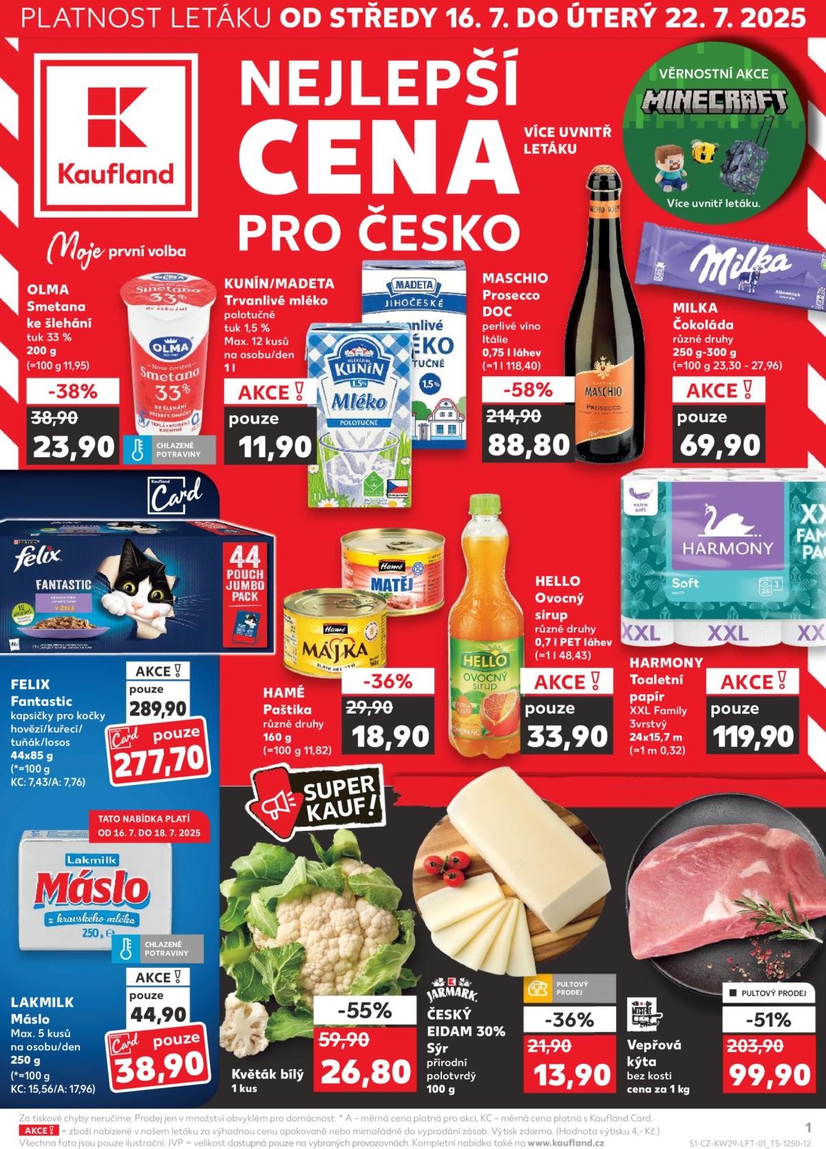 Leták Kaufland Kolín od 16.07. do 22.07.