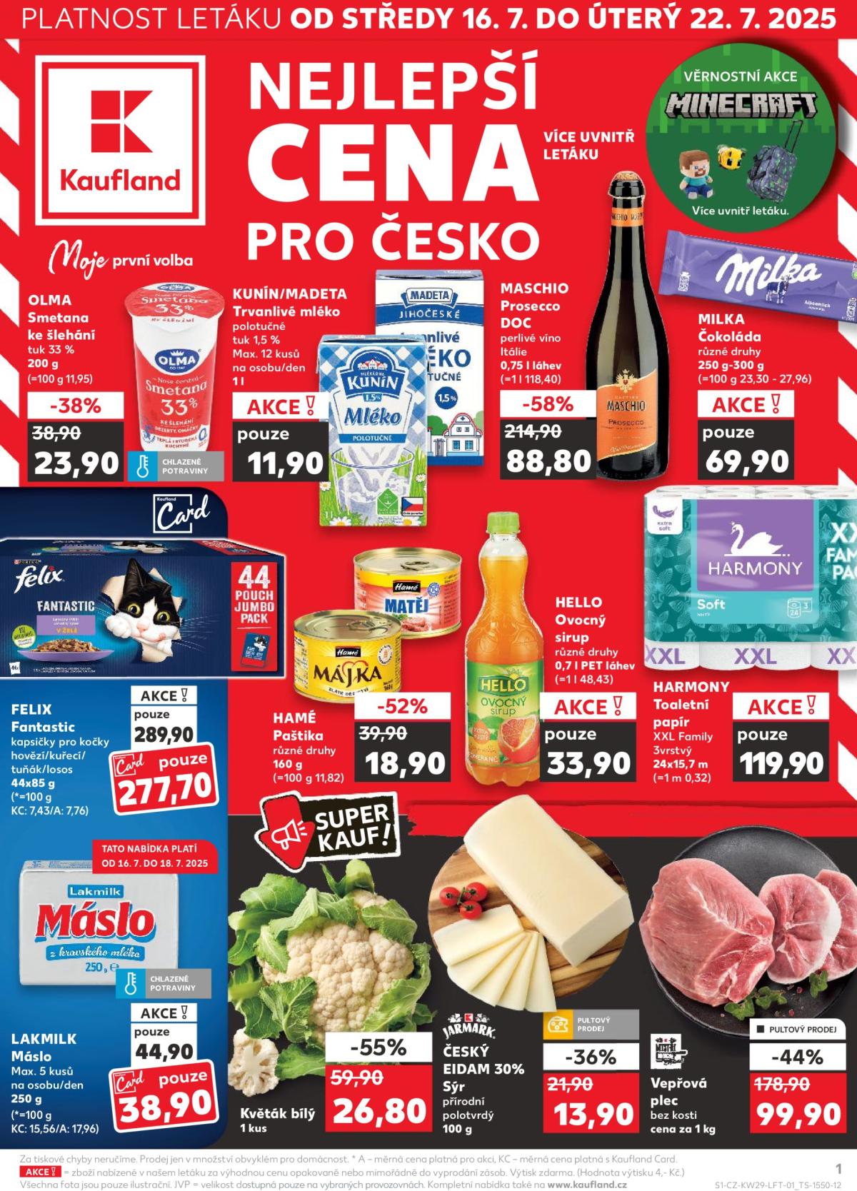 Leták Kaufland Praha 4 od 16.07. do 22.07.