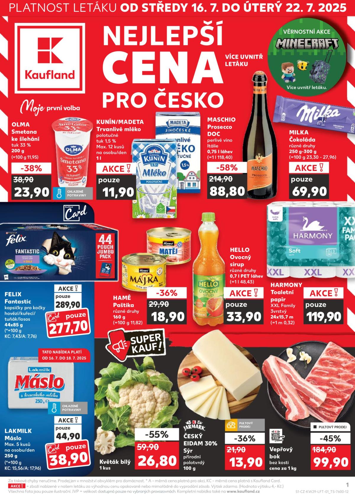 Leták Kaufland Karviná od 16.07. do 22.07.