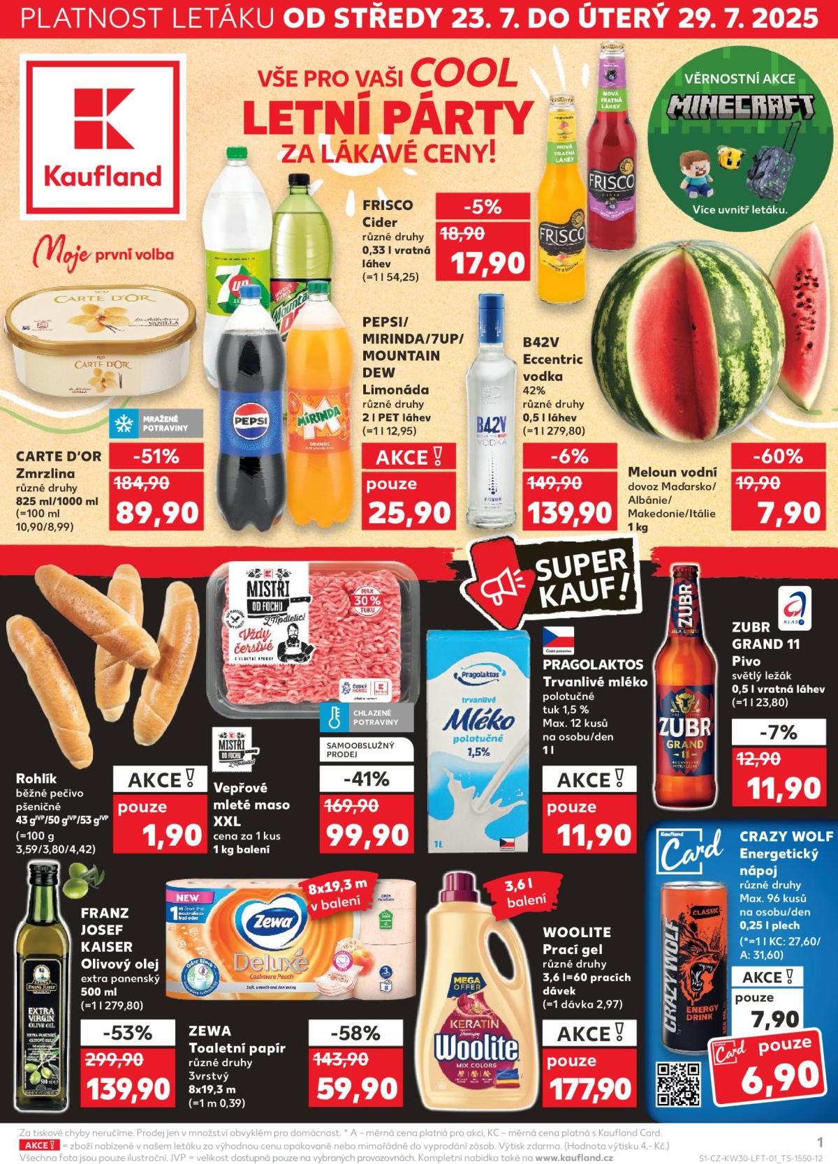 Leták Kaufland Praha 4 od 23.07. do 29.07.