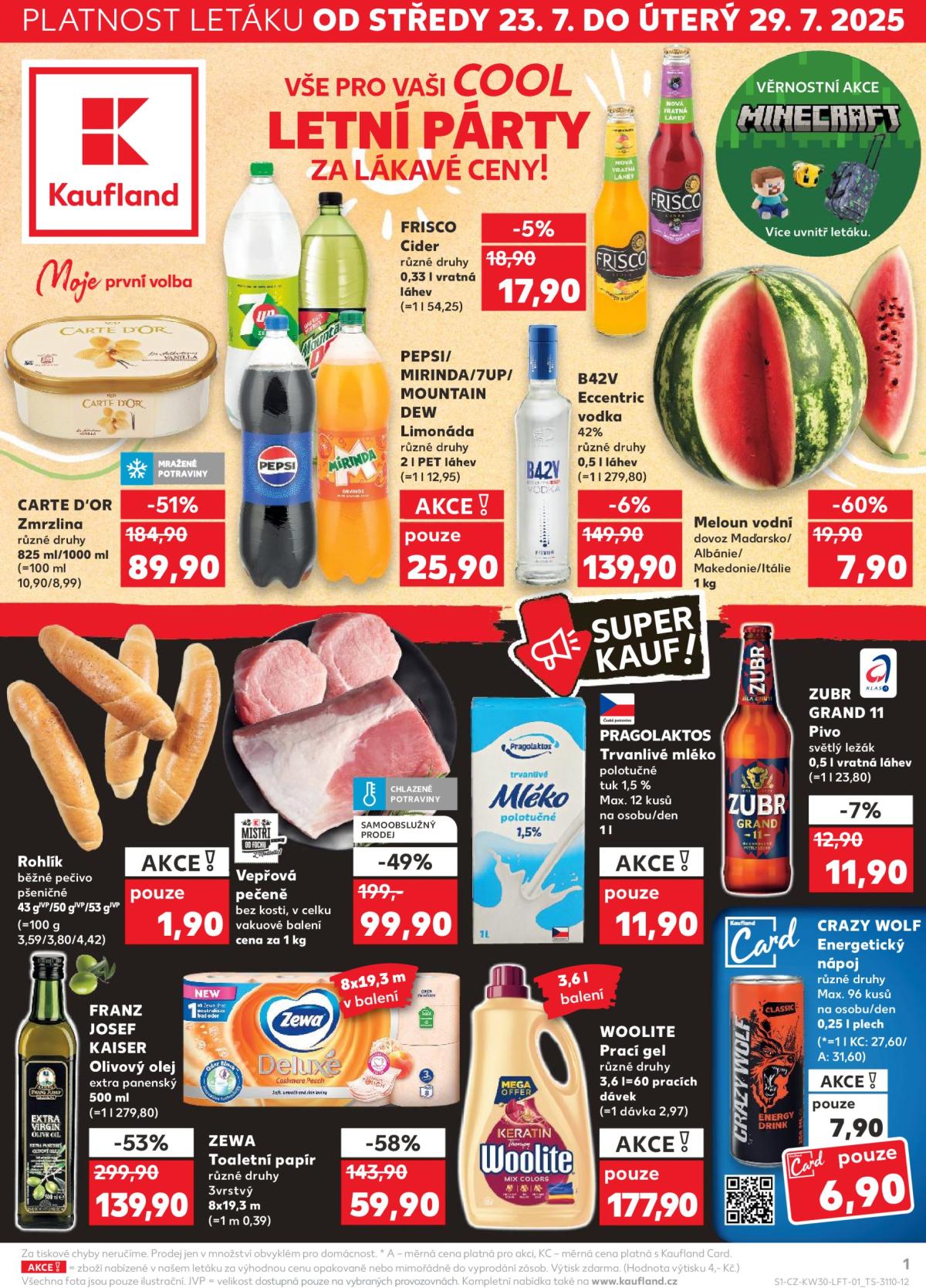 Leták Kaufland Ostrava od 23.07. do 29.07.