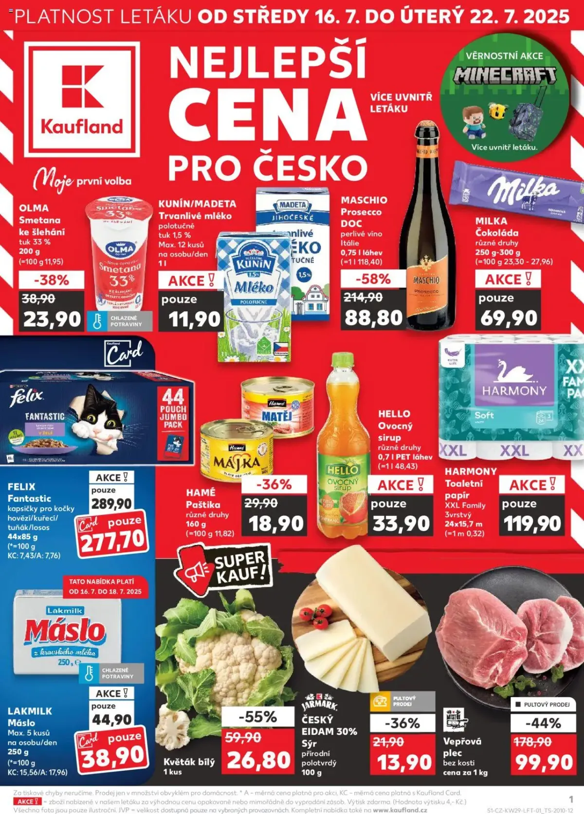 Kaufland leták 16.07.2025 - 22.07.2025
