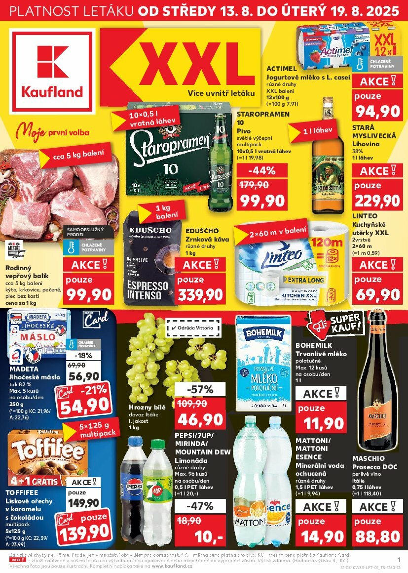Leták Kaufland Ostrava od 13.08. do 19.08.