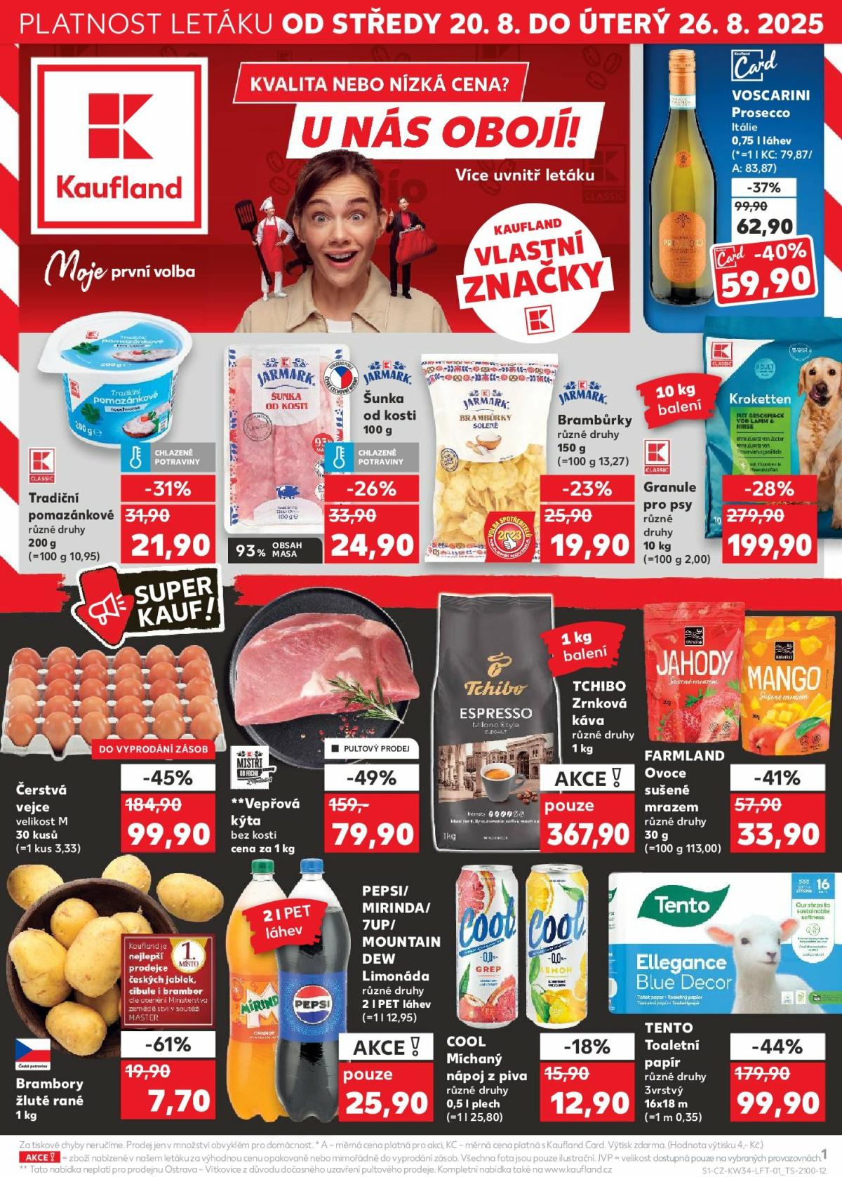 Leták Kaufland Ostrava od 20.08. do 26.08.