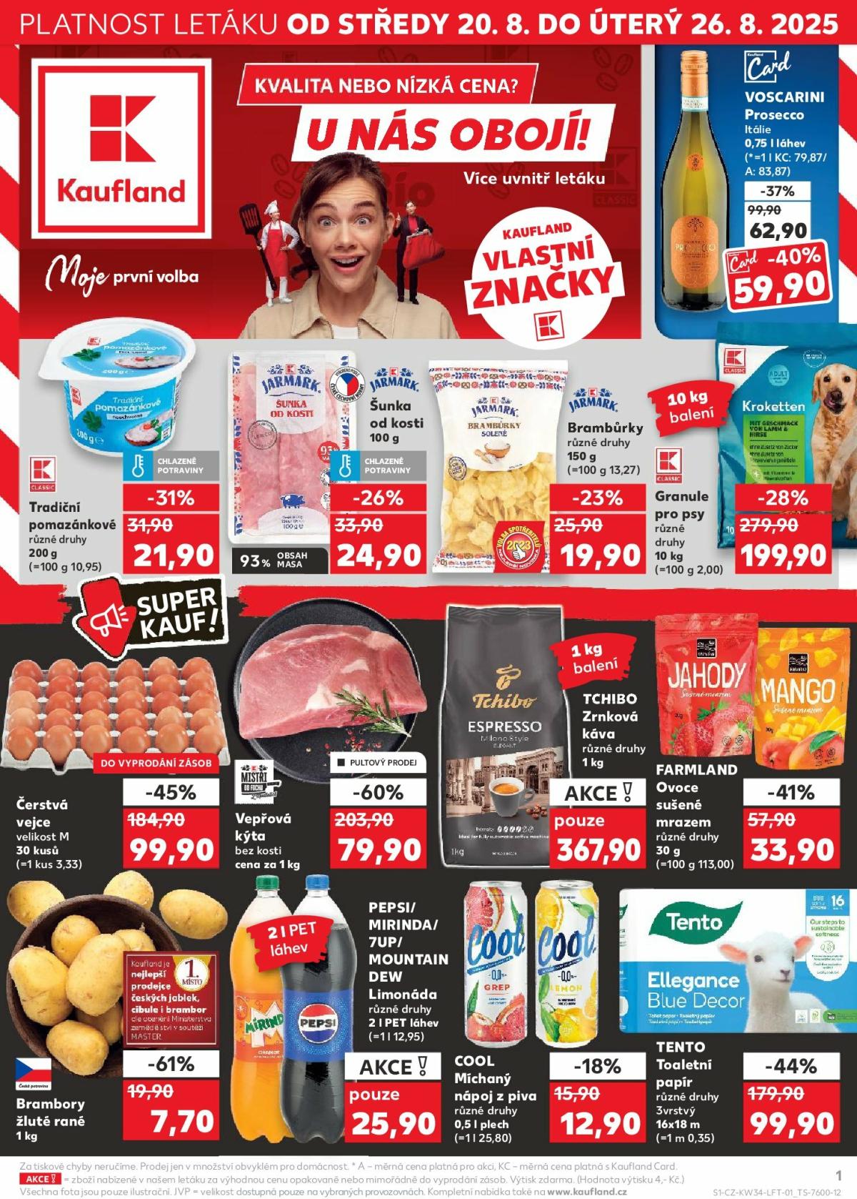 Leták Kaufland Karviná od 20.08. do 26.08.